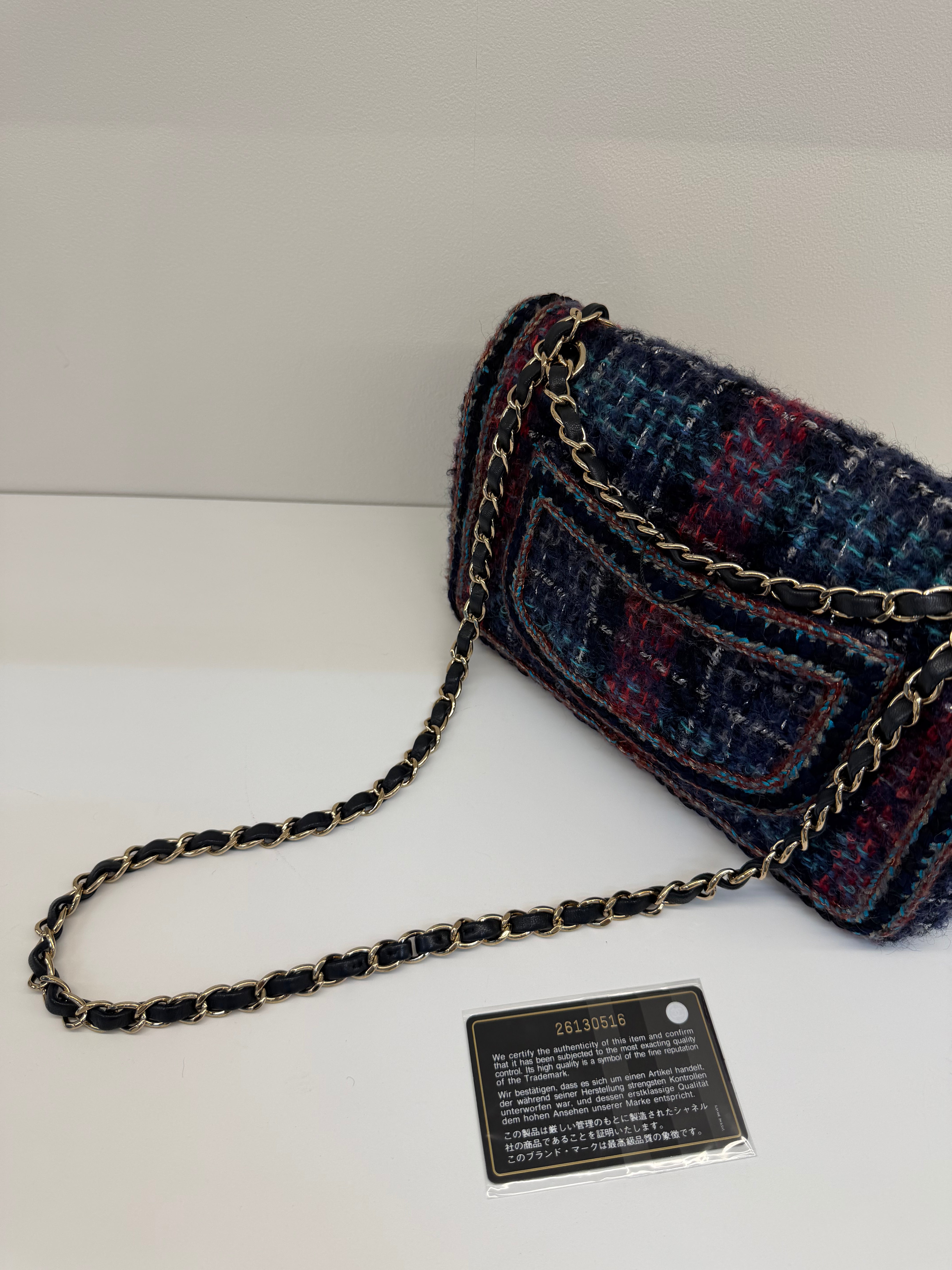 Borsa Chanel Classic Flap in Tweed