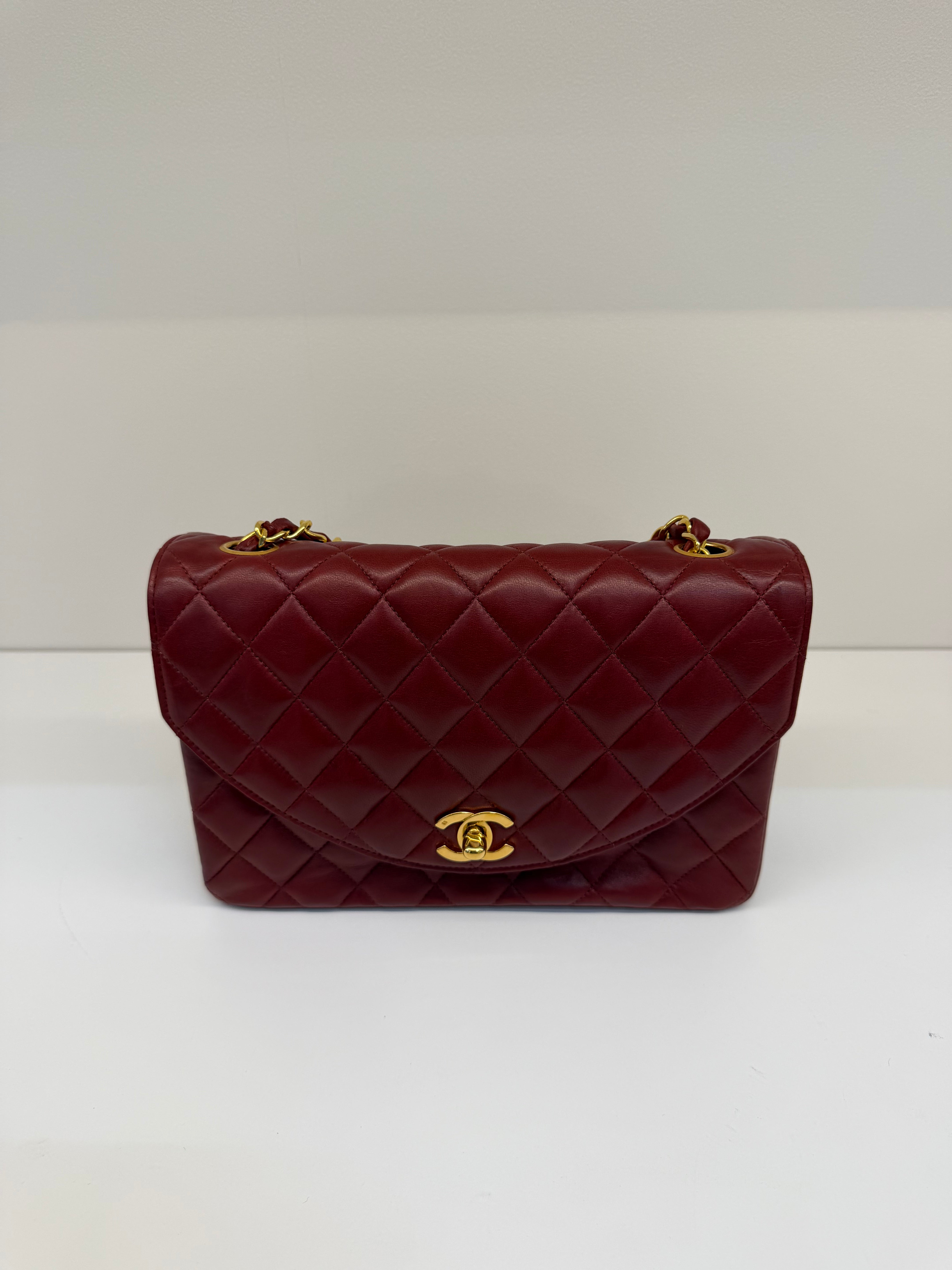 Borsa Chanel Vintage Bordeaux