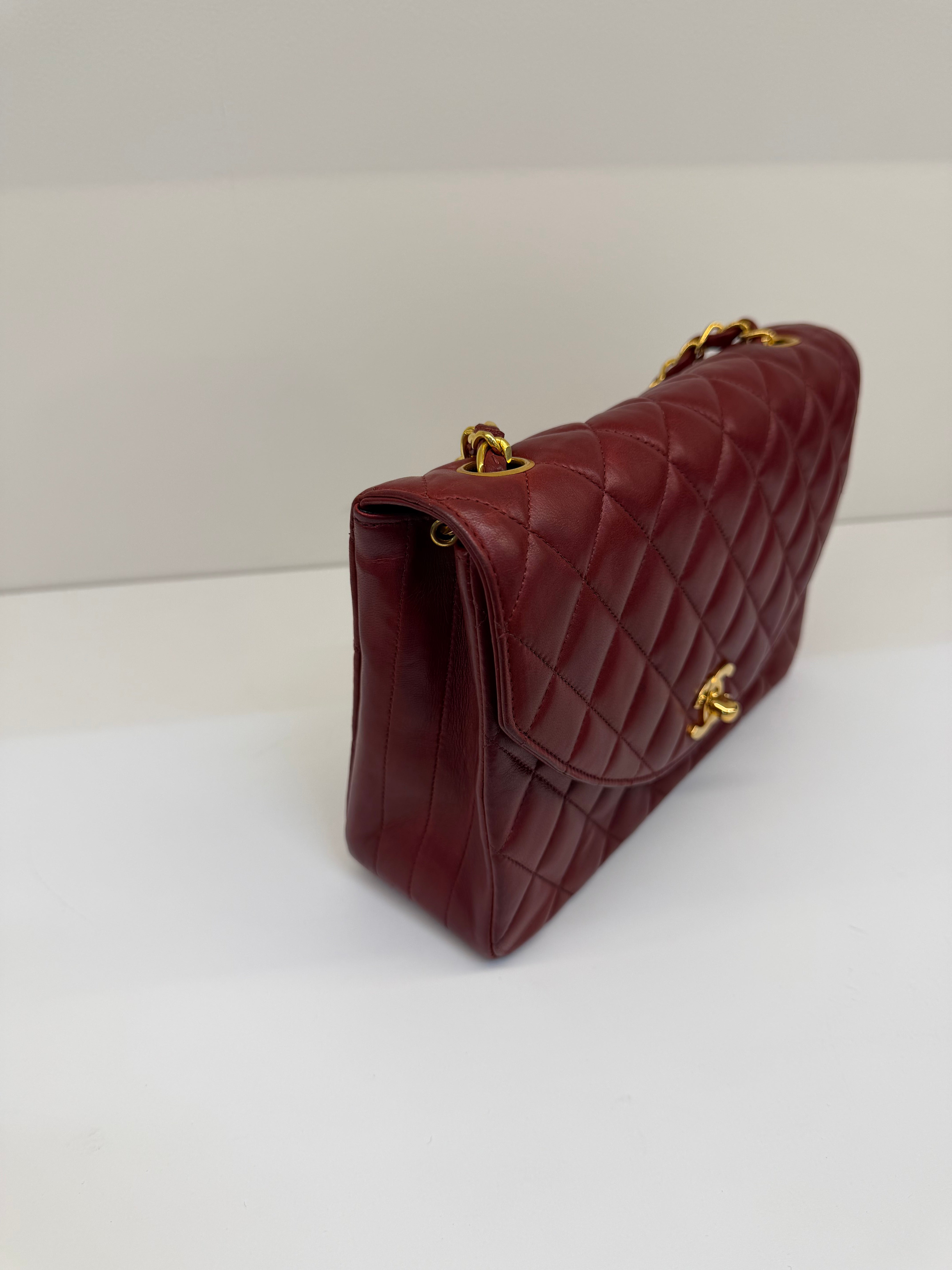 Borsa Chanel Vintage Bordeaux