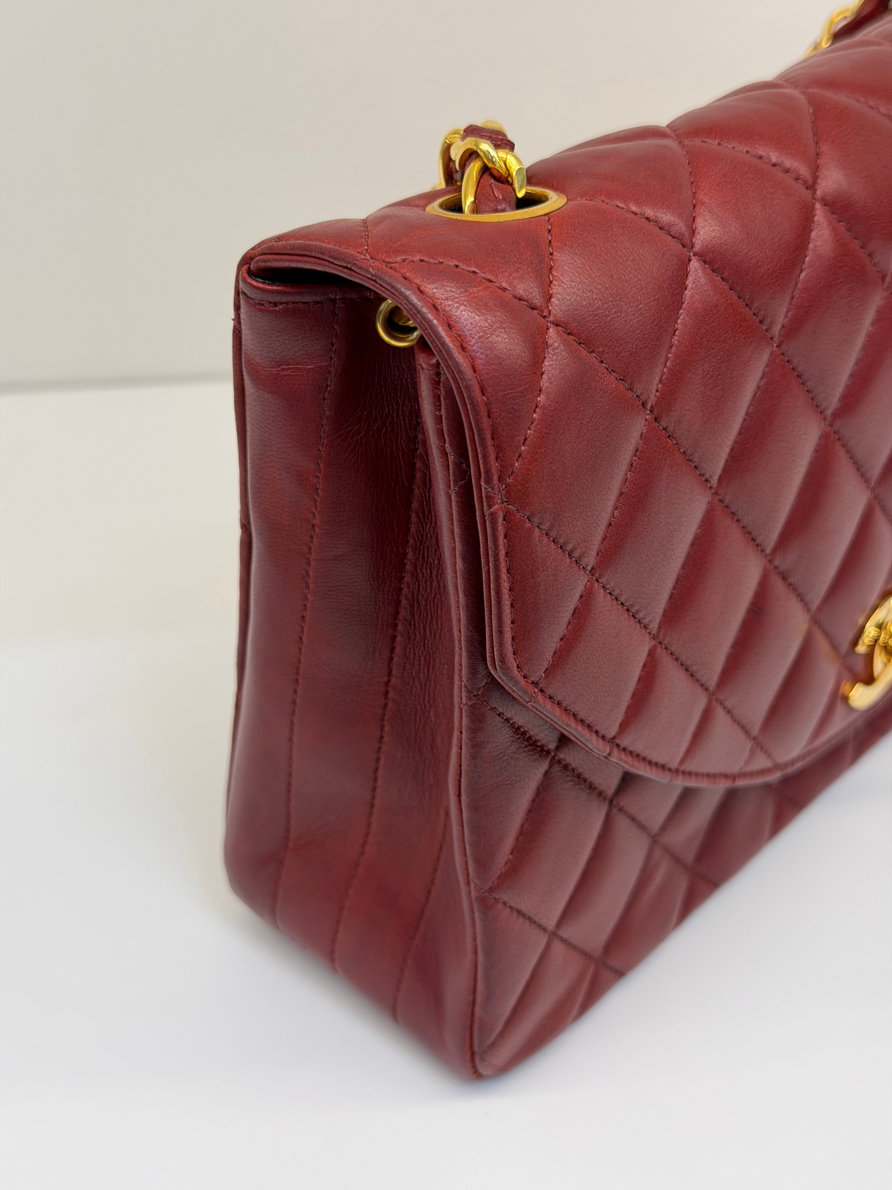 Borsa Chanel Vintage Bordeaux