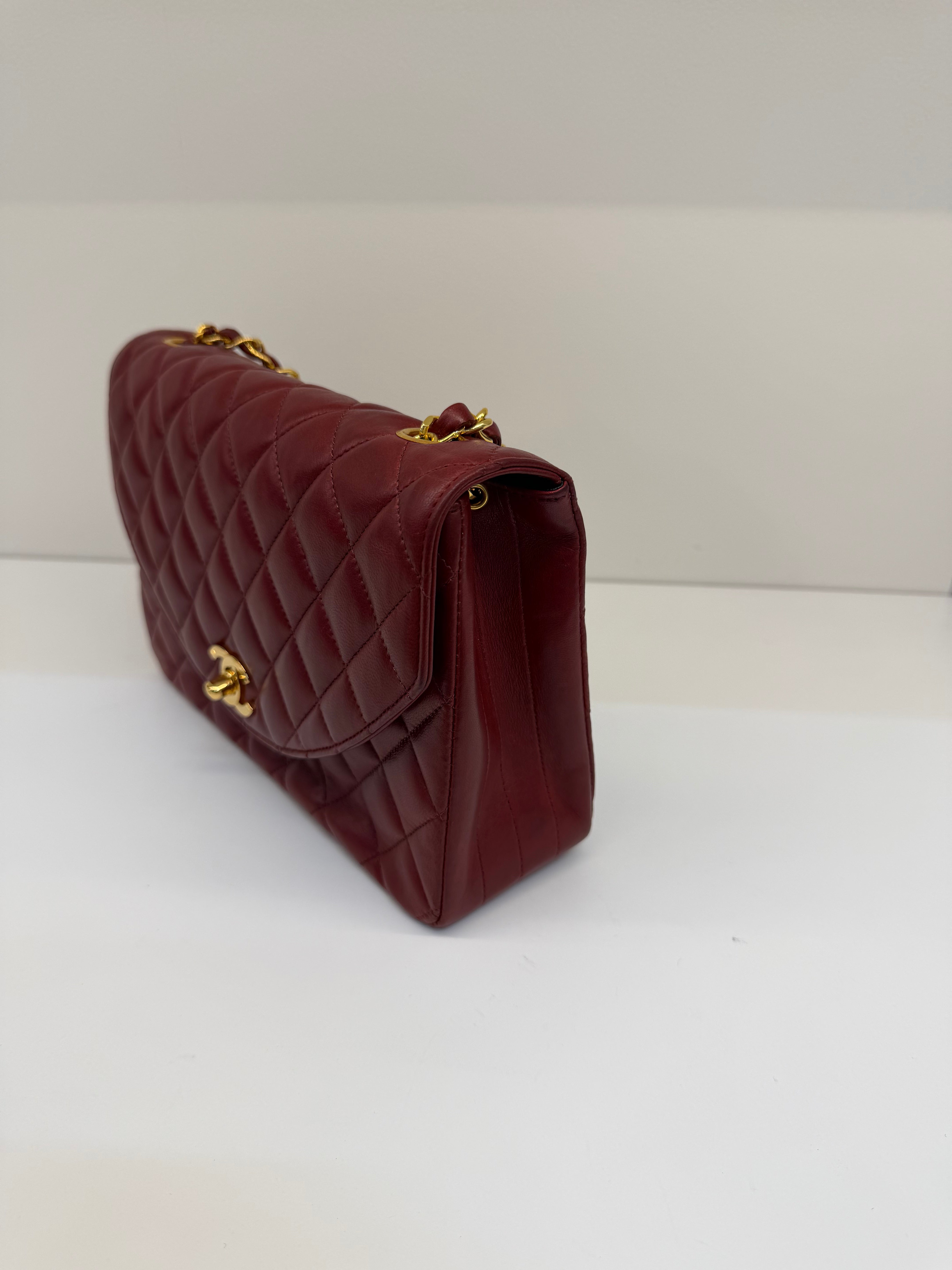 Borsa Chanel Vintage Bordeaux