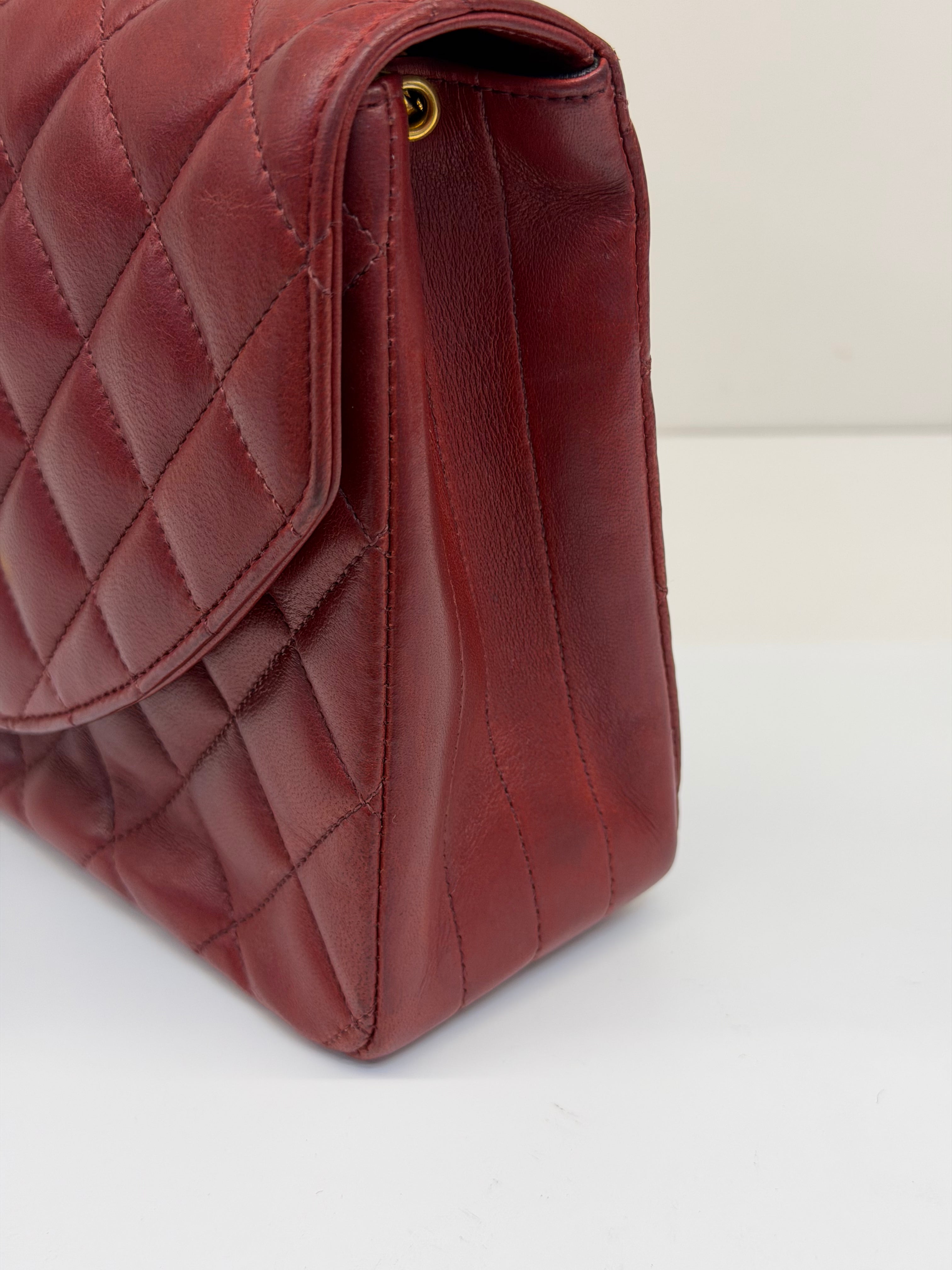 Borsa Chanel Vintage Bordeaux