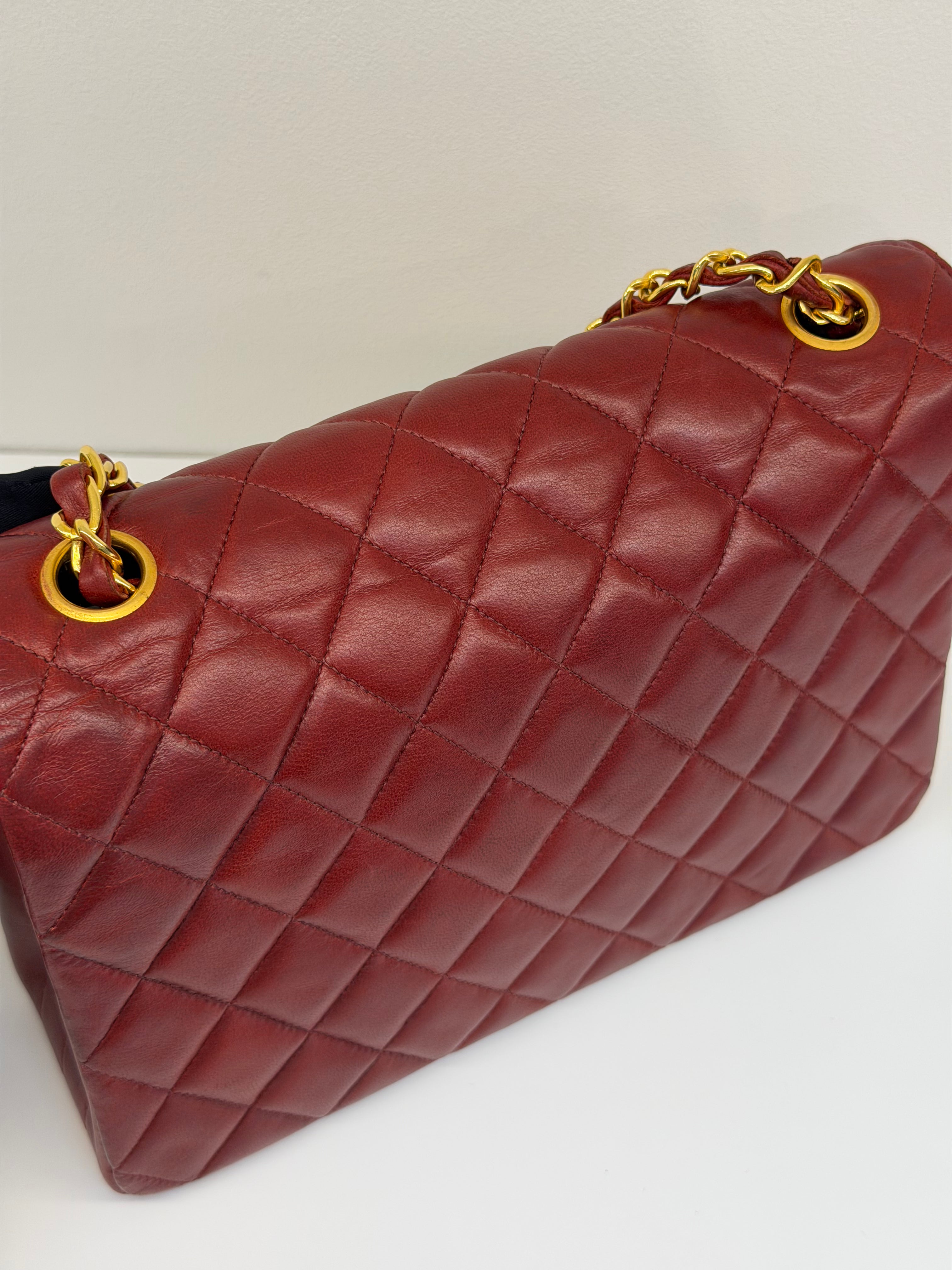 Borsa Chanel Vintage Bordeaux