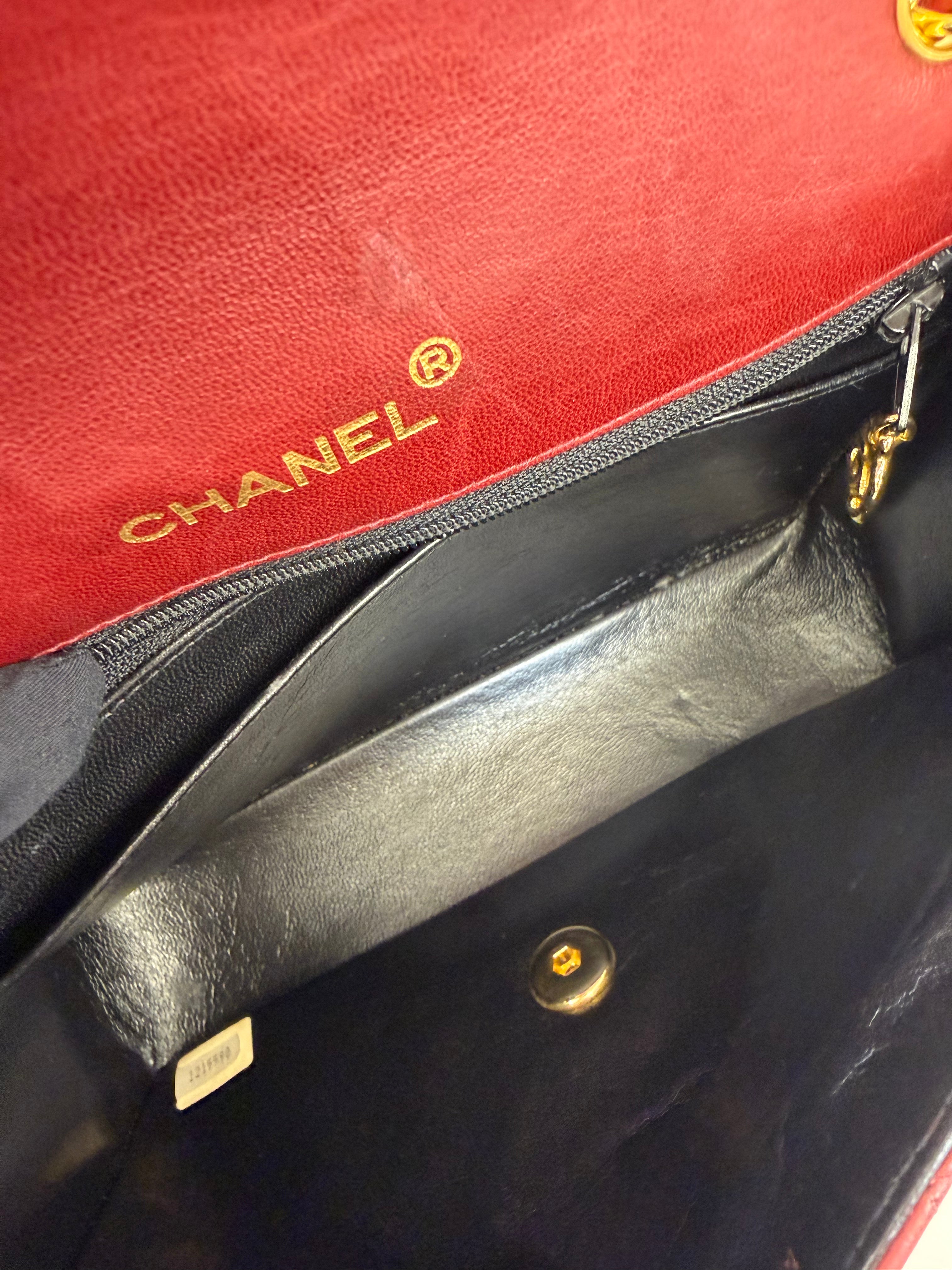 Borsa Chanel Vintage Bordeaux
