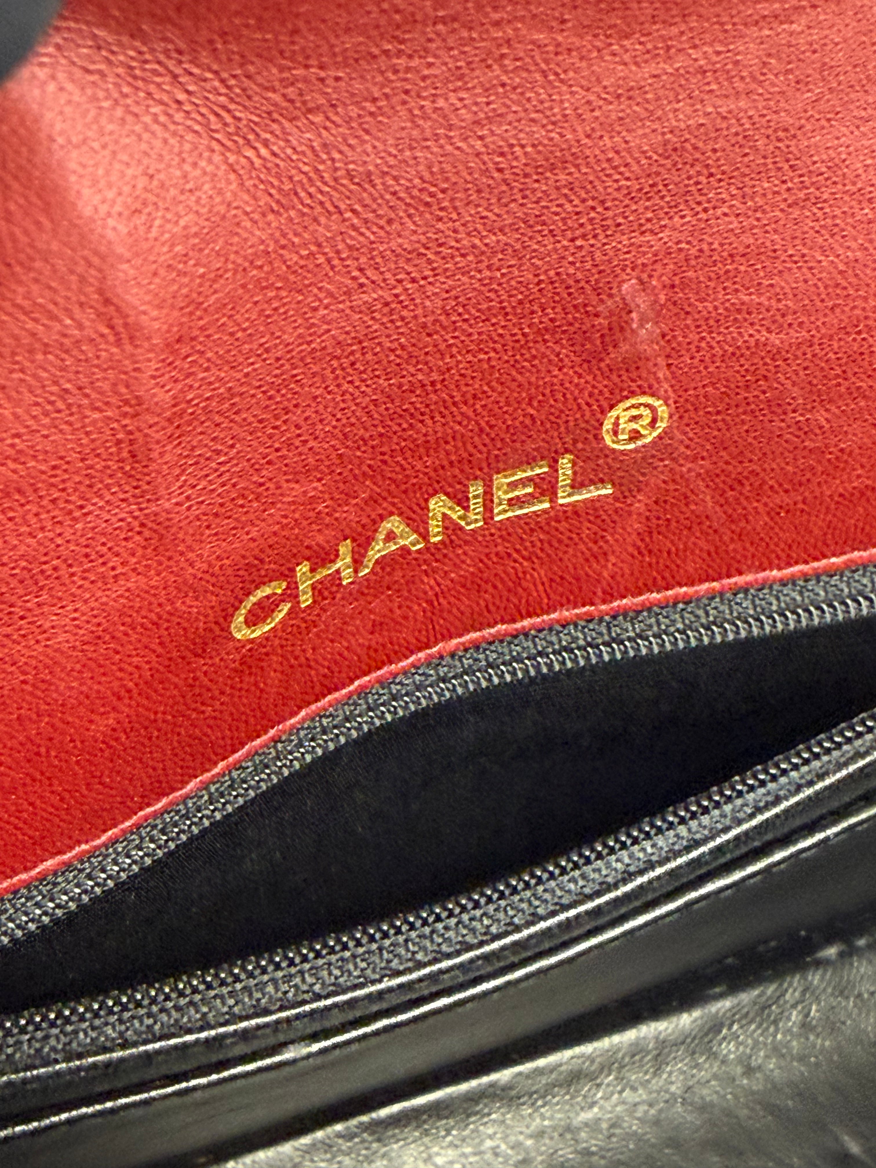 Borsa Chanel Vintage Bordeaux