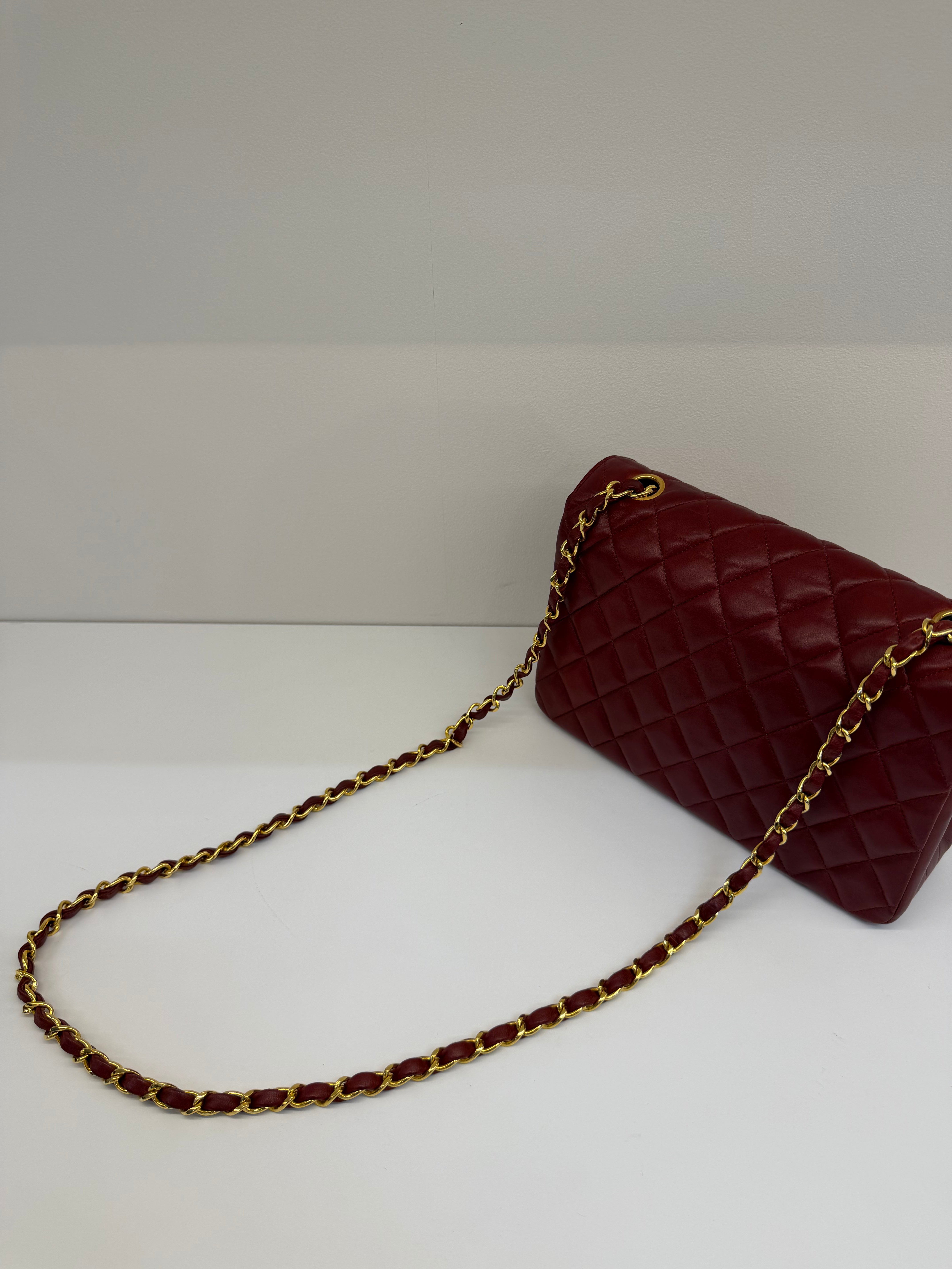 Borsa Chanel Vintage Bordeaux