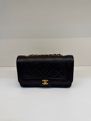 Borsa Chanel Diana in Pelle Marrone