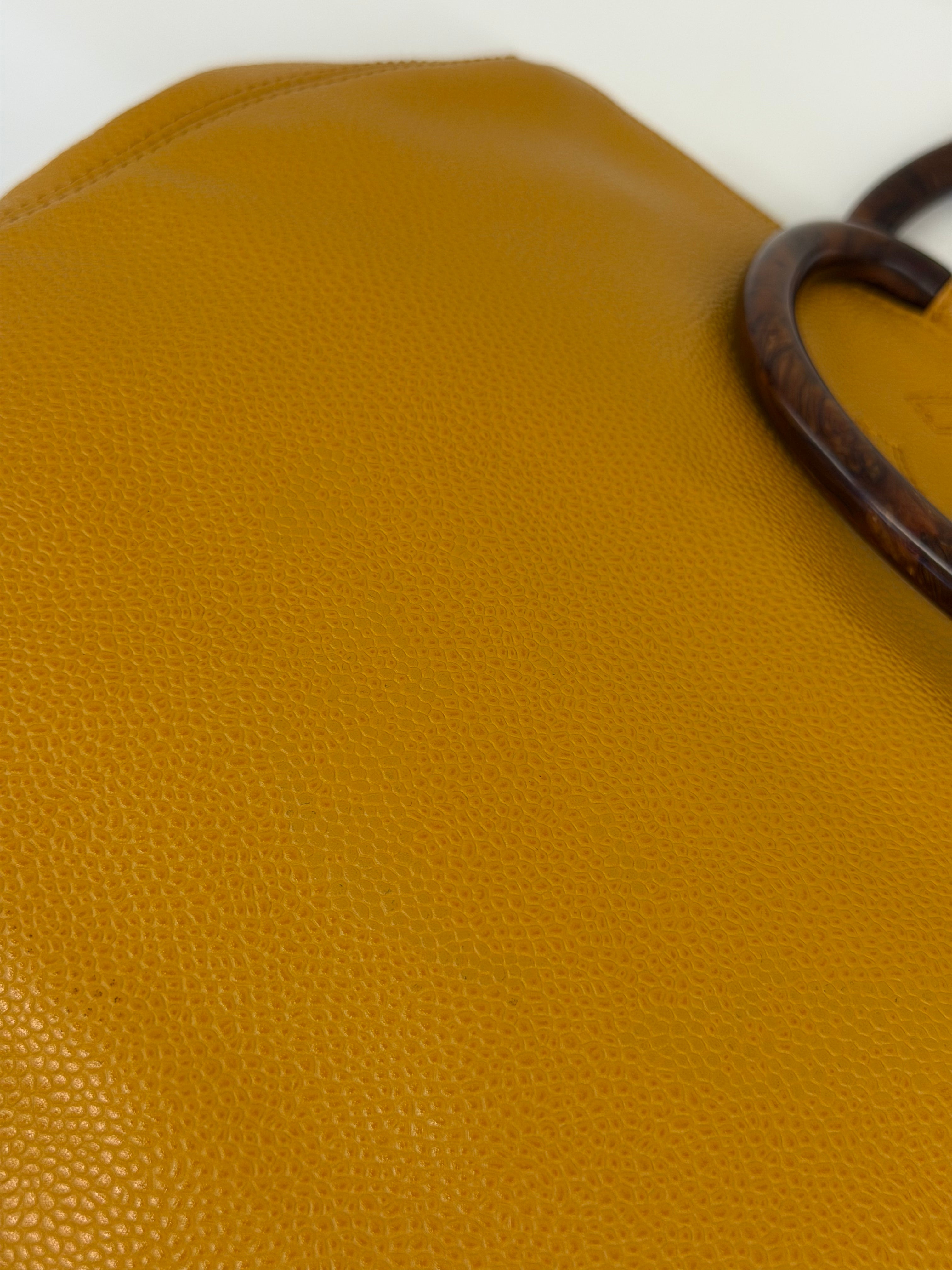 Borsa Tote Chanel Vintage in Pelle Caviar