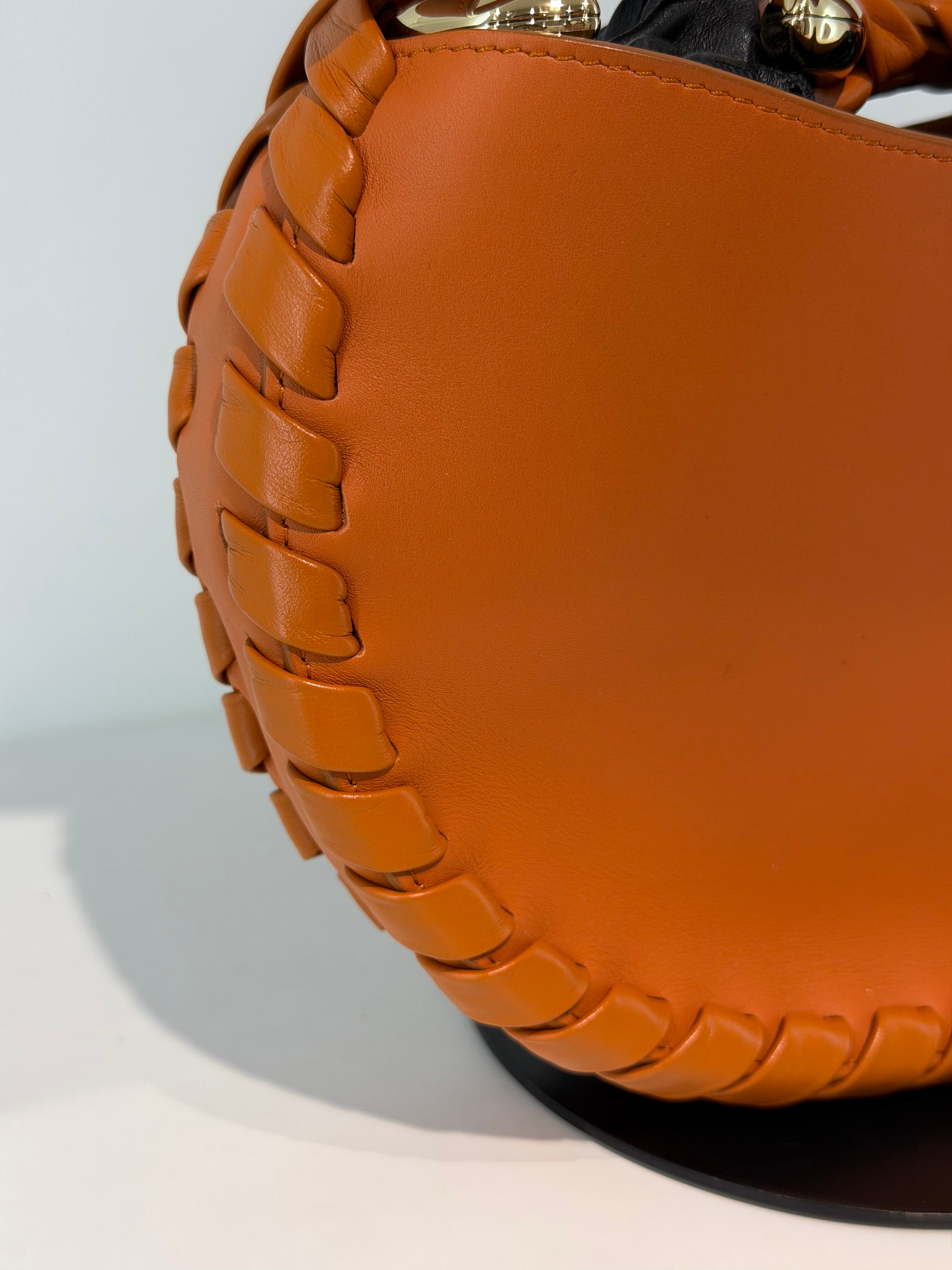 Borsa a Tracolla Mate di Chloé in Pelle Arancione