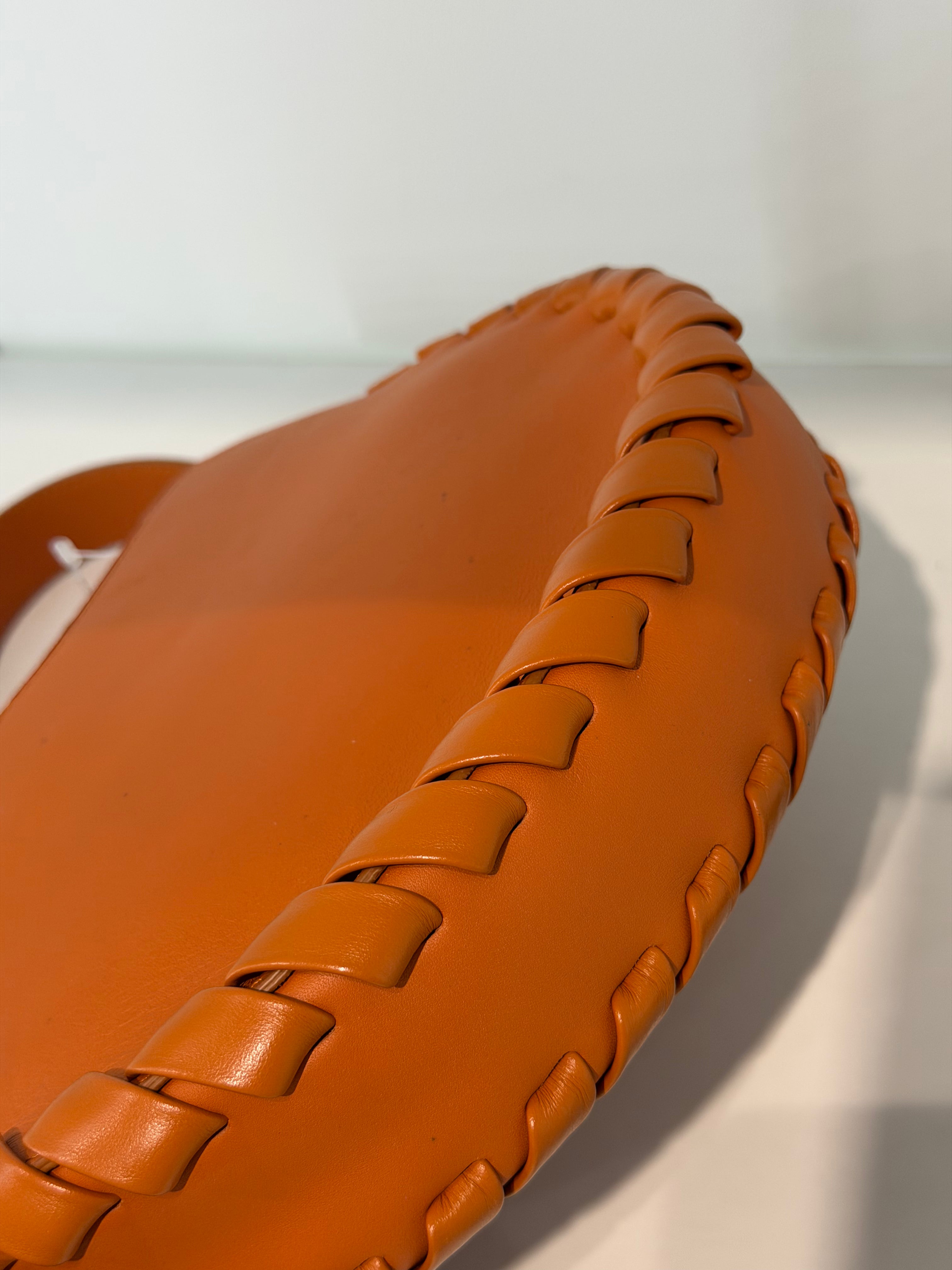 Borsa a Tracolla Mate di Chloé in Pelle Arancione