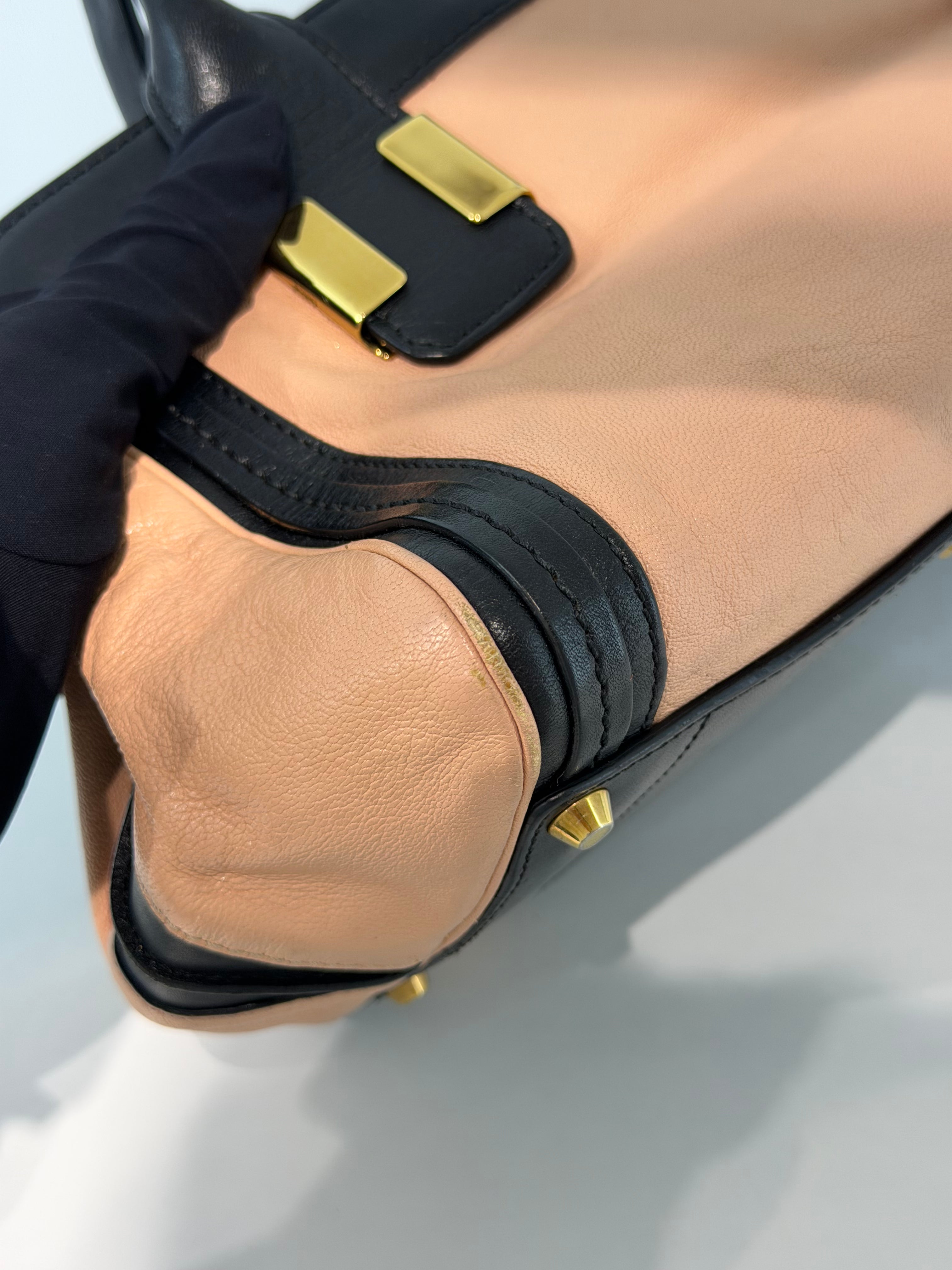 Borsa a Mano Chloé Alice in Pelle Bicolore