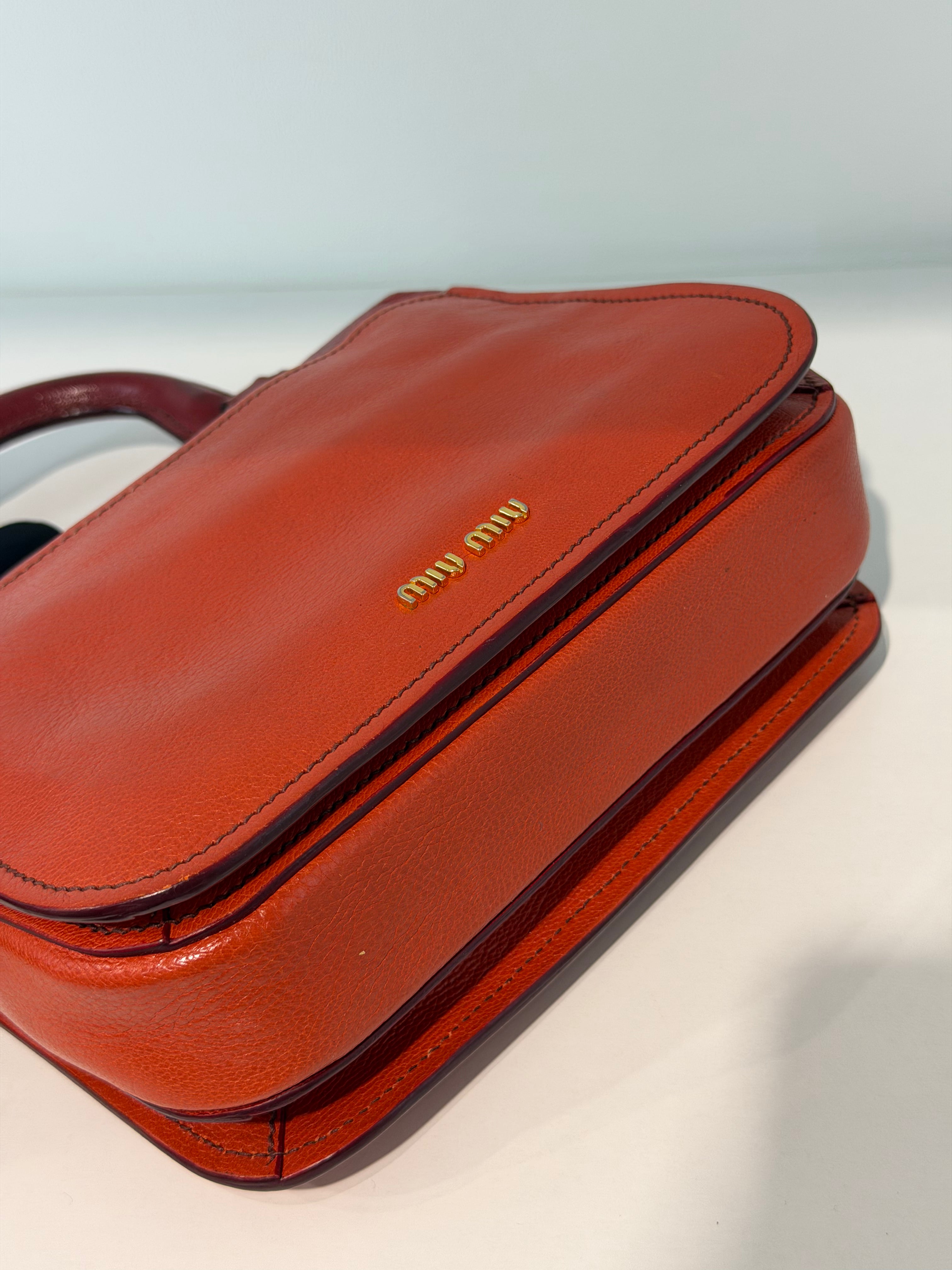 Borsa Miu Miu in Pelle Madras Bicolore