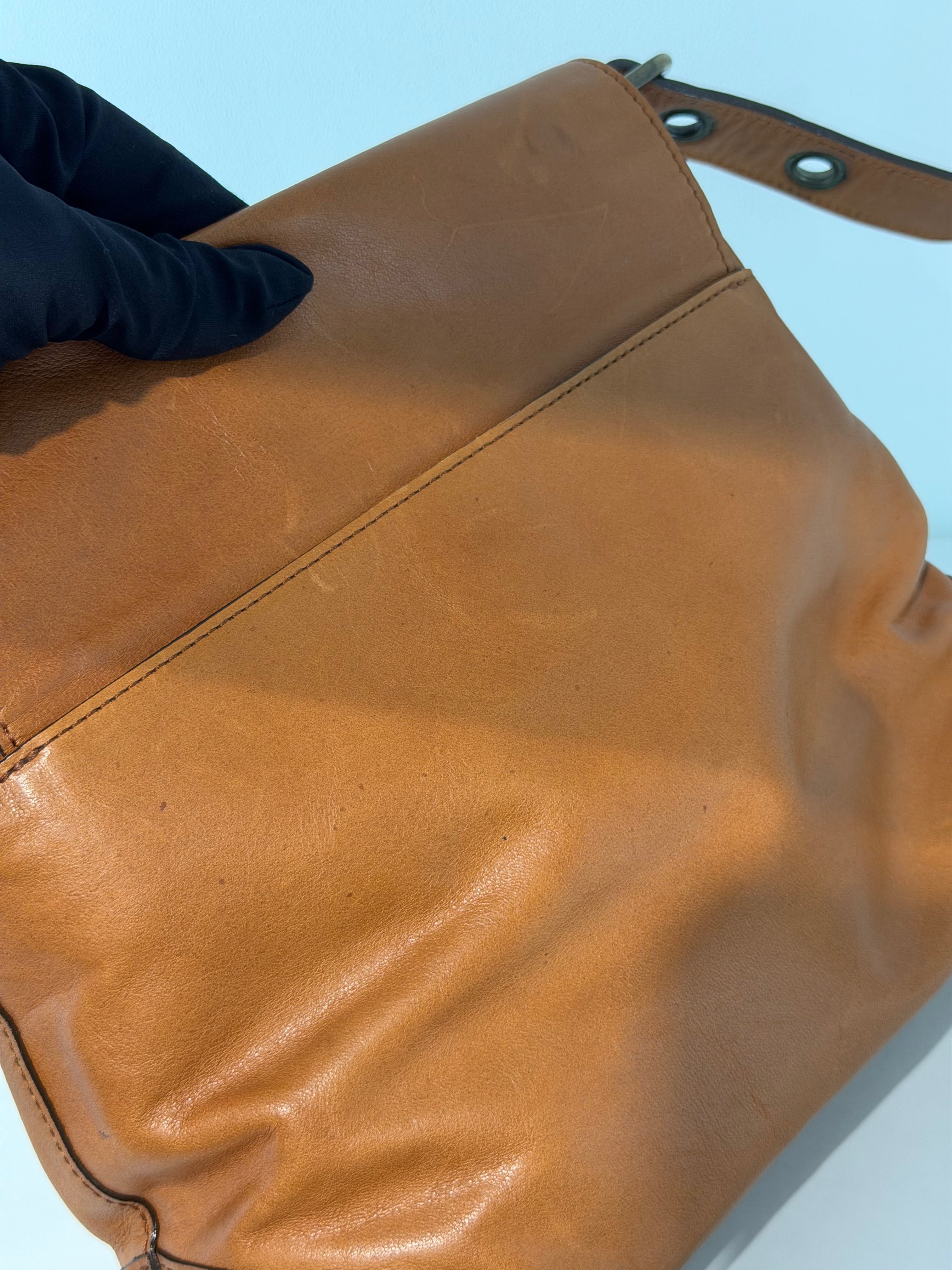 Borsa a Tracolla Vintage di Chloé in Pelle Marrone