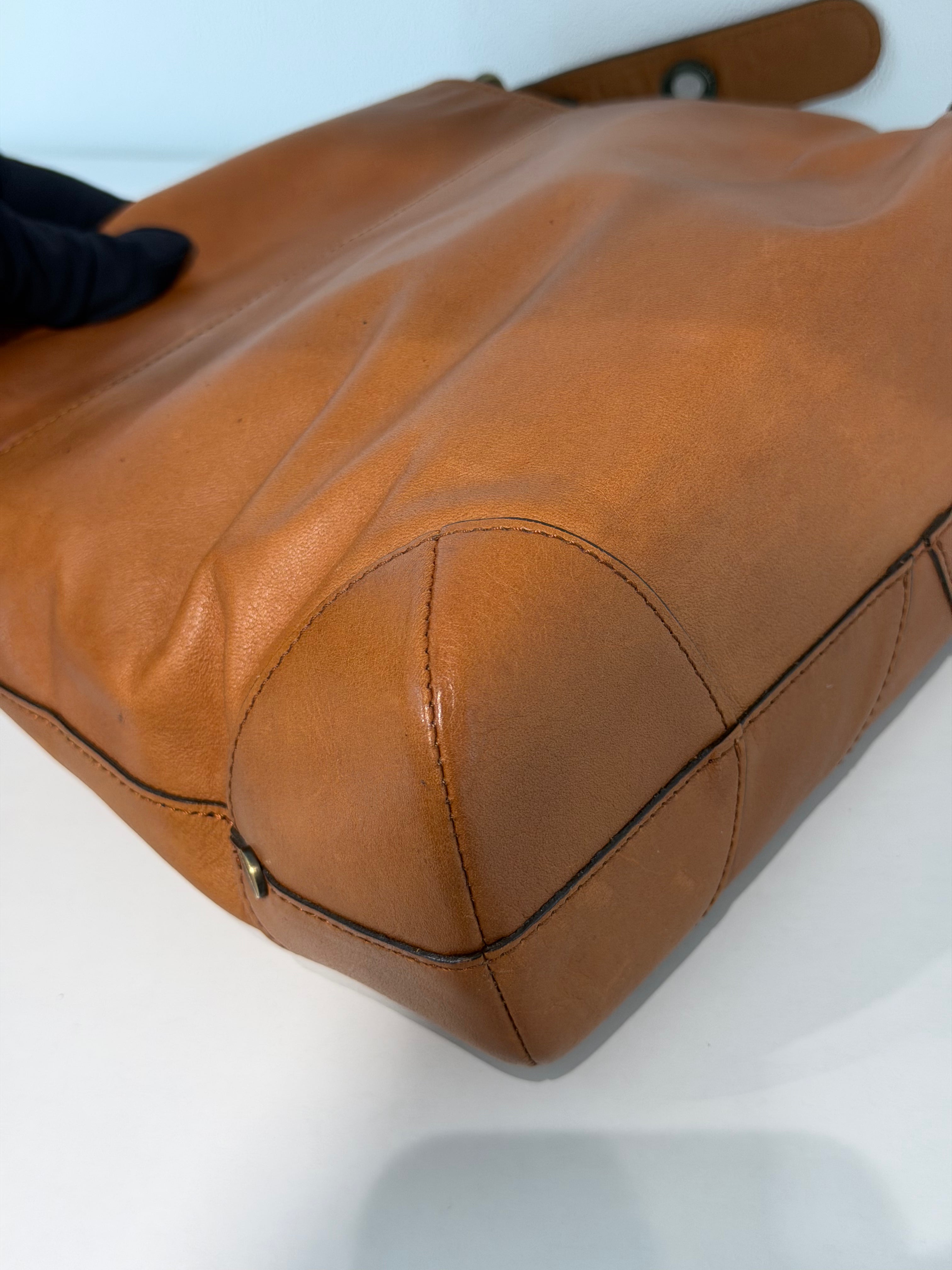 Borsa a Tracolla Vintage di Chloé in Pelle Marrone