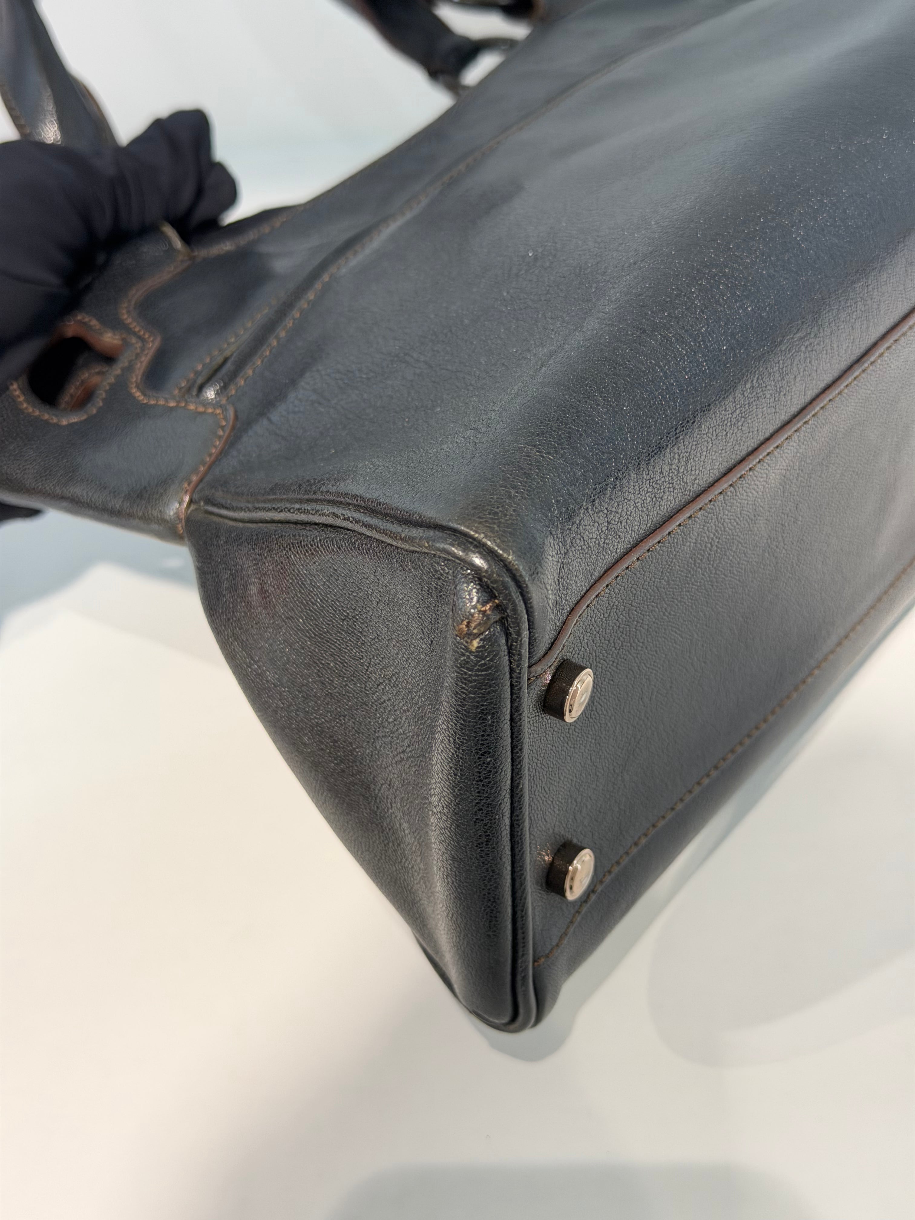 Borsa a Mano Cartier Marcello in Pelle Nera