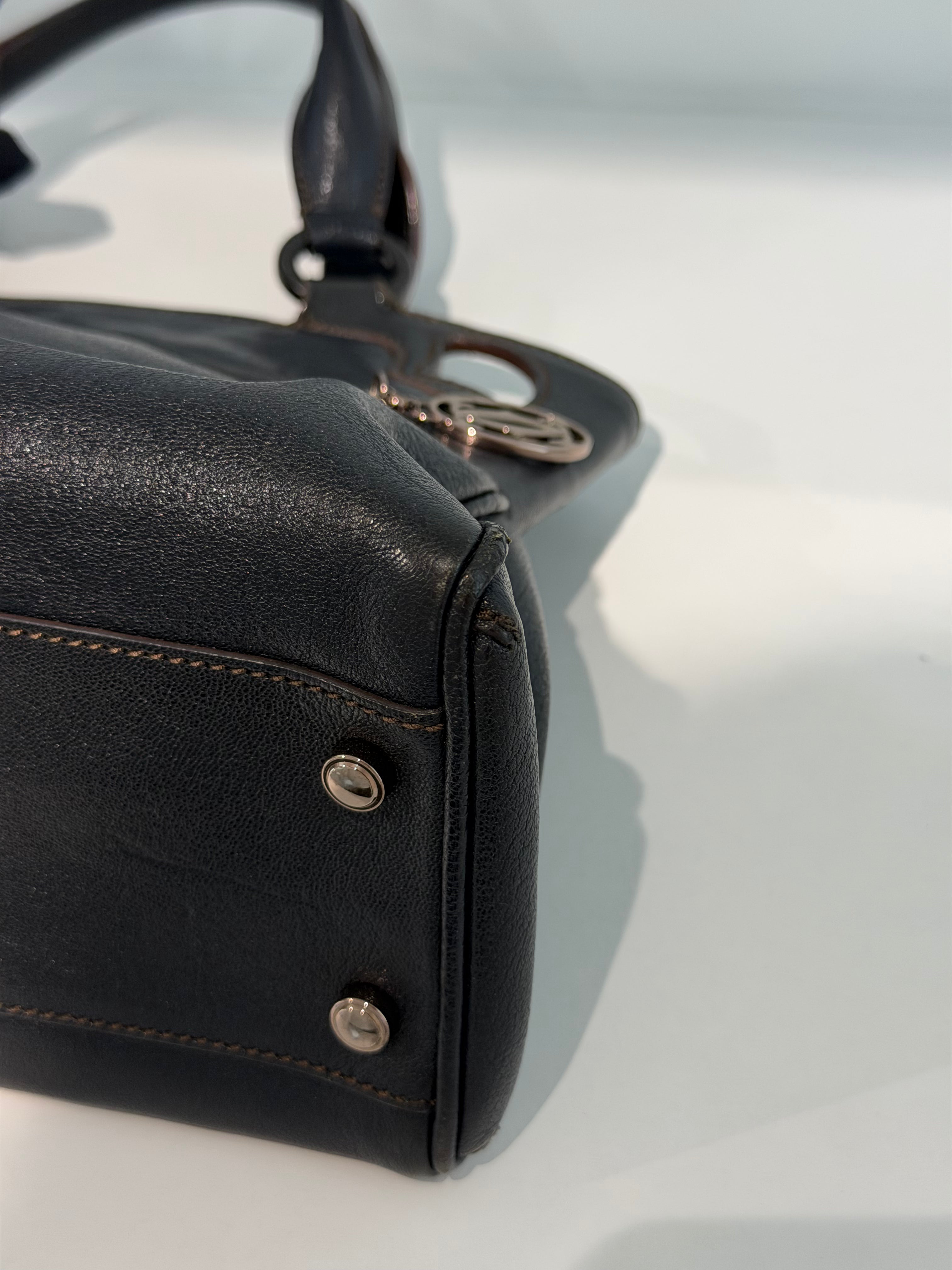 Borsa a Mano Cartier Marcello in Pelle Nera