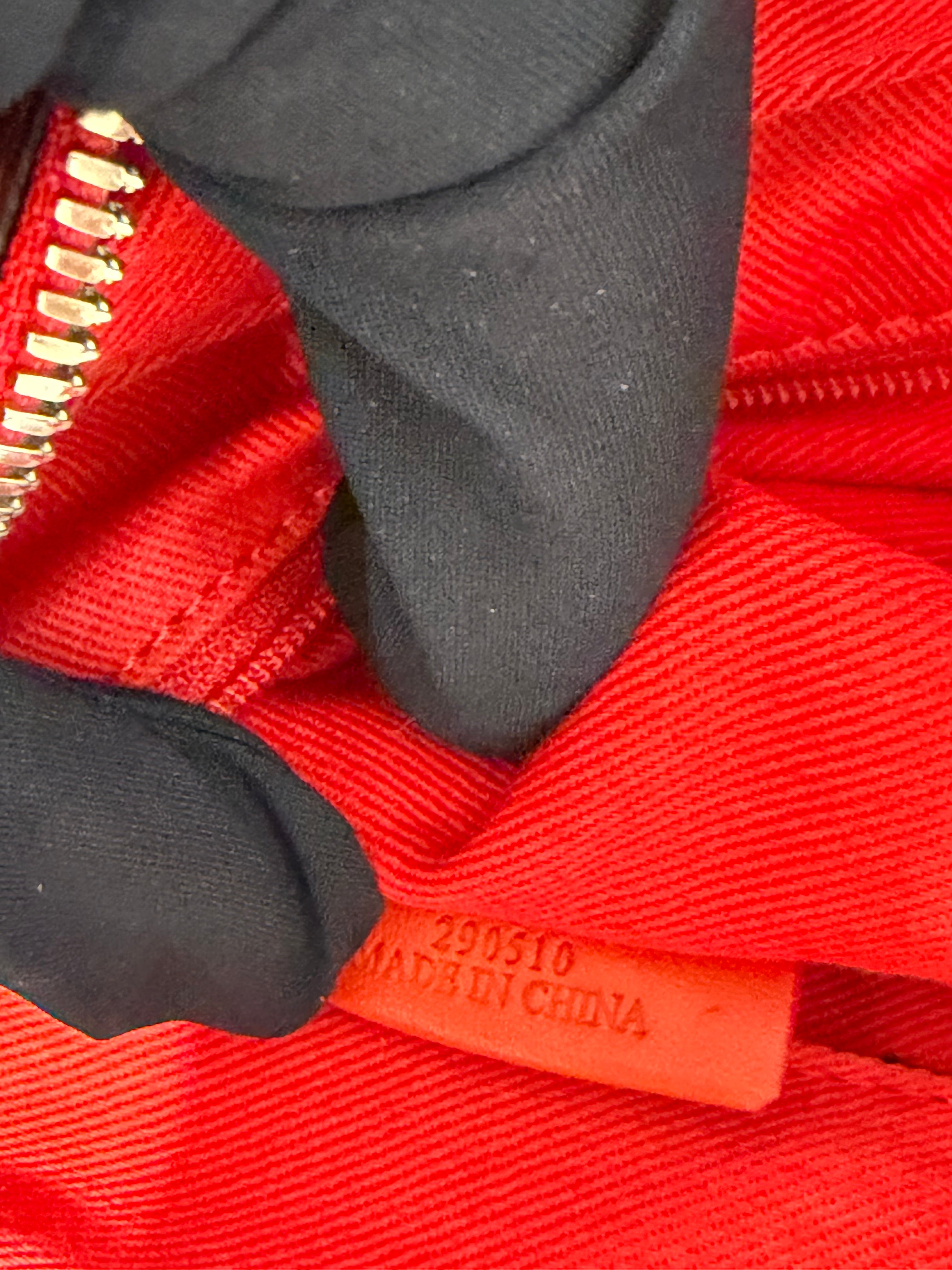 Loewe Logo Tote in Pelle Rossa