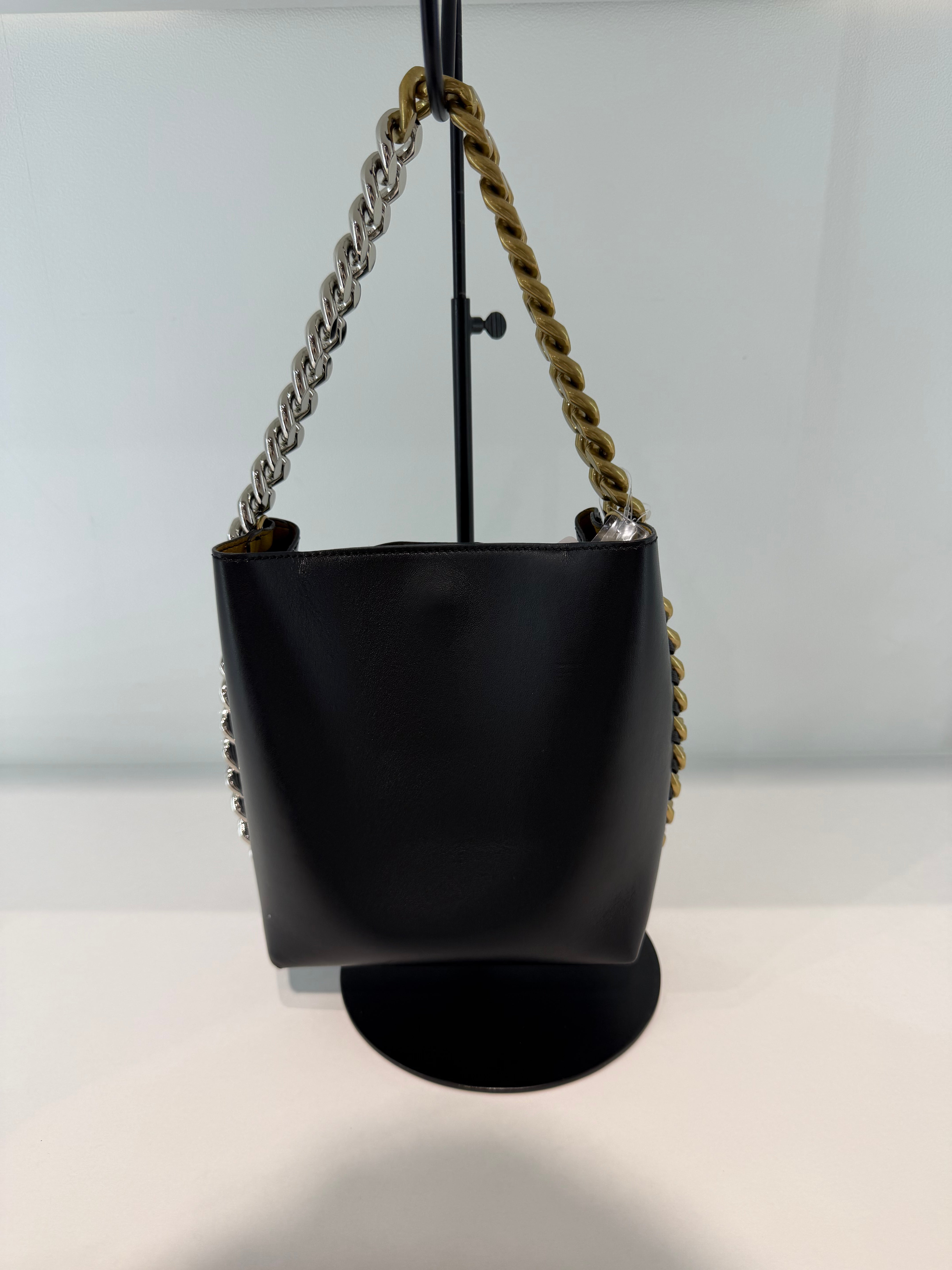 Borsa a Secchiello Stella McCartney Frayme in Ecopelle Nera
