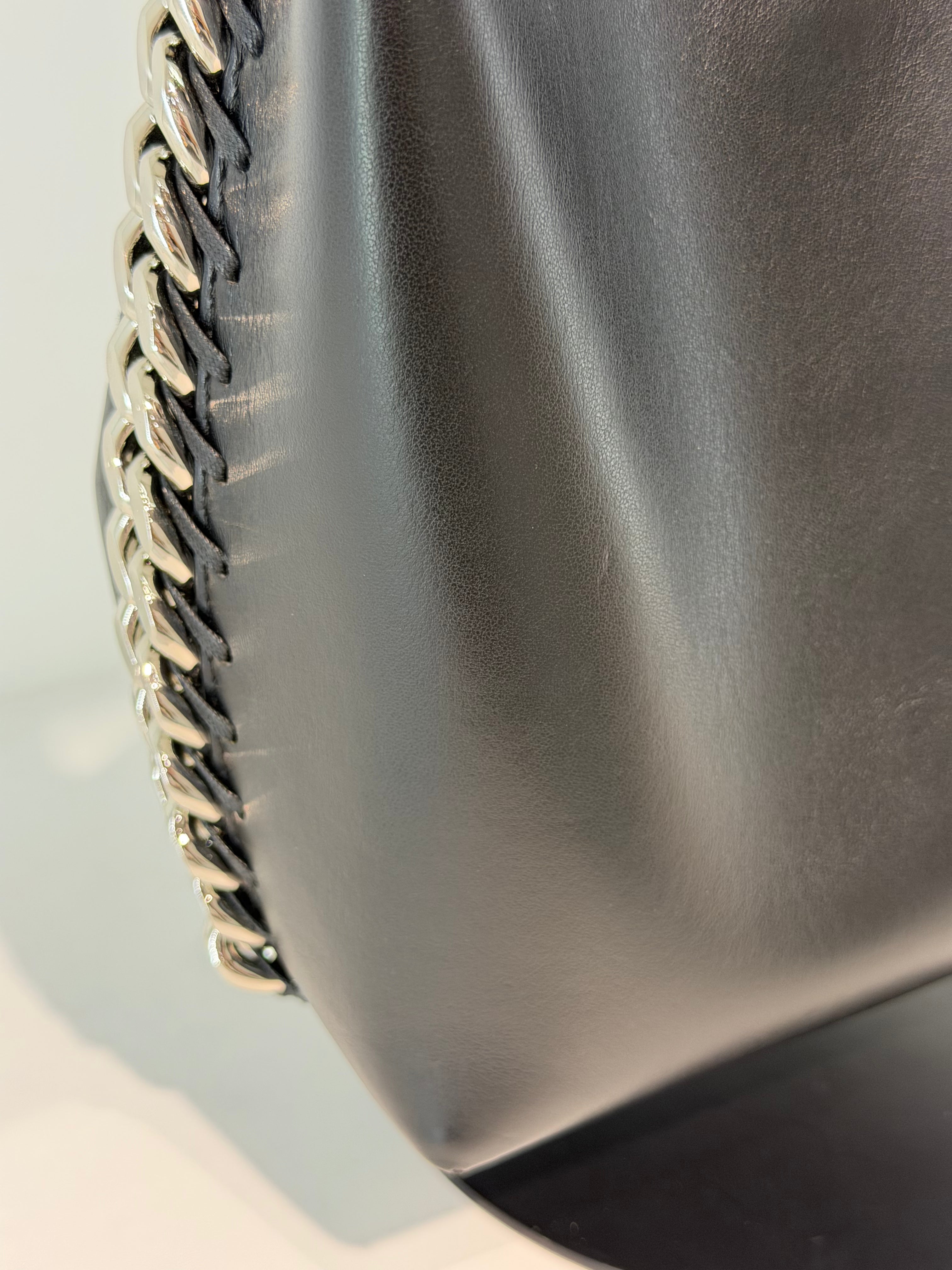 Borsa a Secchiello Stella McCartney Frayme in Ecopelle Nera
