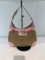 Borsa a Spalla Christian Dior Street Chic Hobo in Tela Jacquard