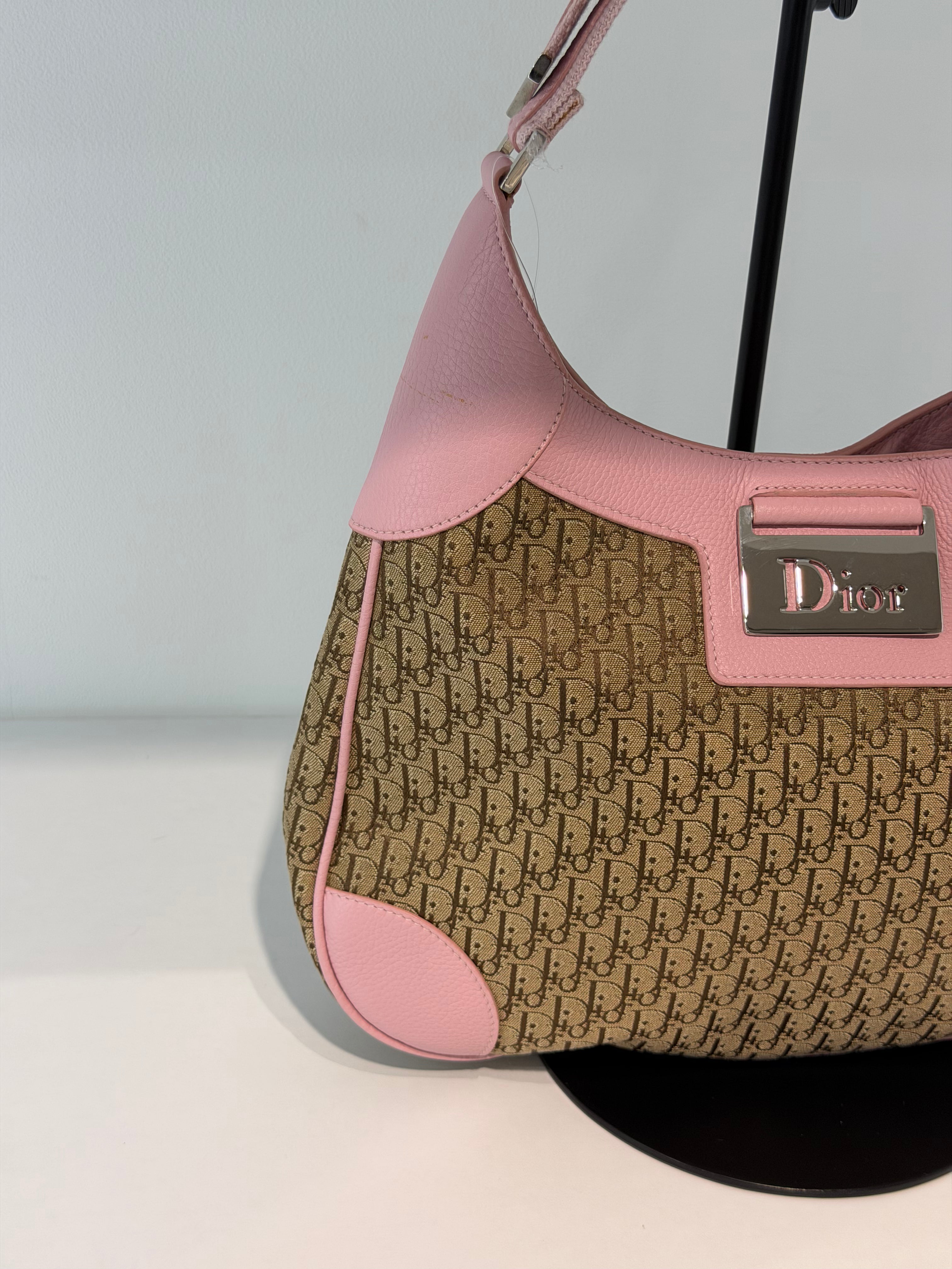 Borsa a Spalla Christian Dior Street Chic Hobo in Tela Jacquard