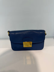 Borsa a Tracolla Miu Miu in Pelle Blu