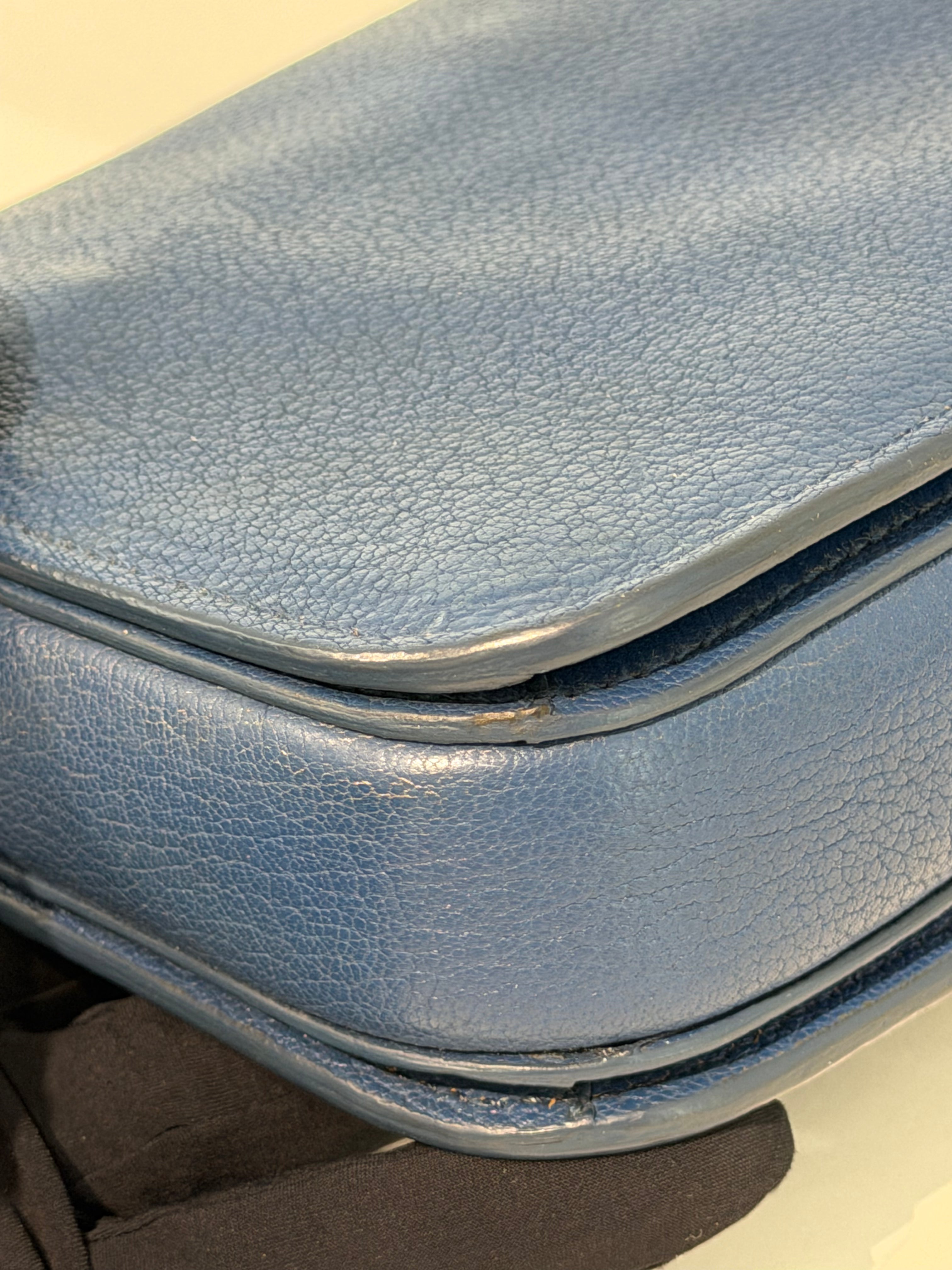 Borsa a Tracolla Miu Miu in Pelle Blu