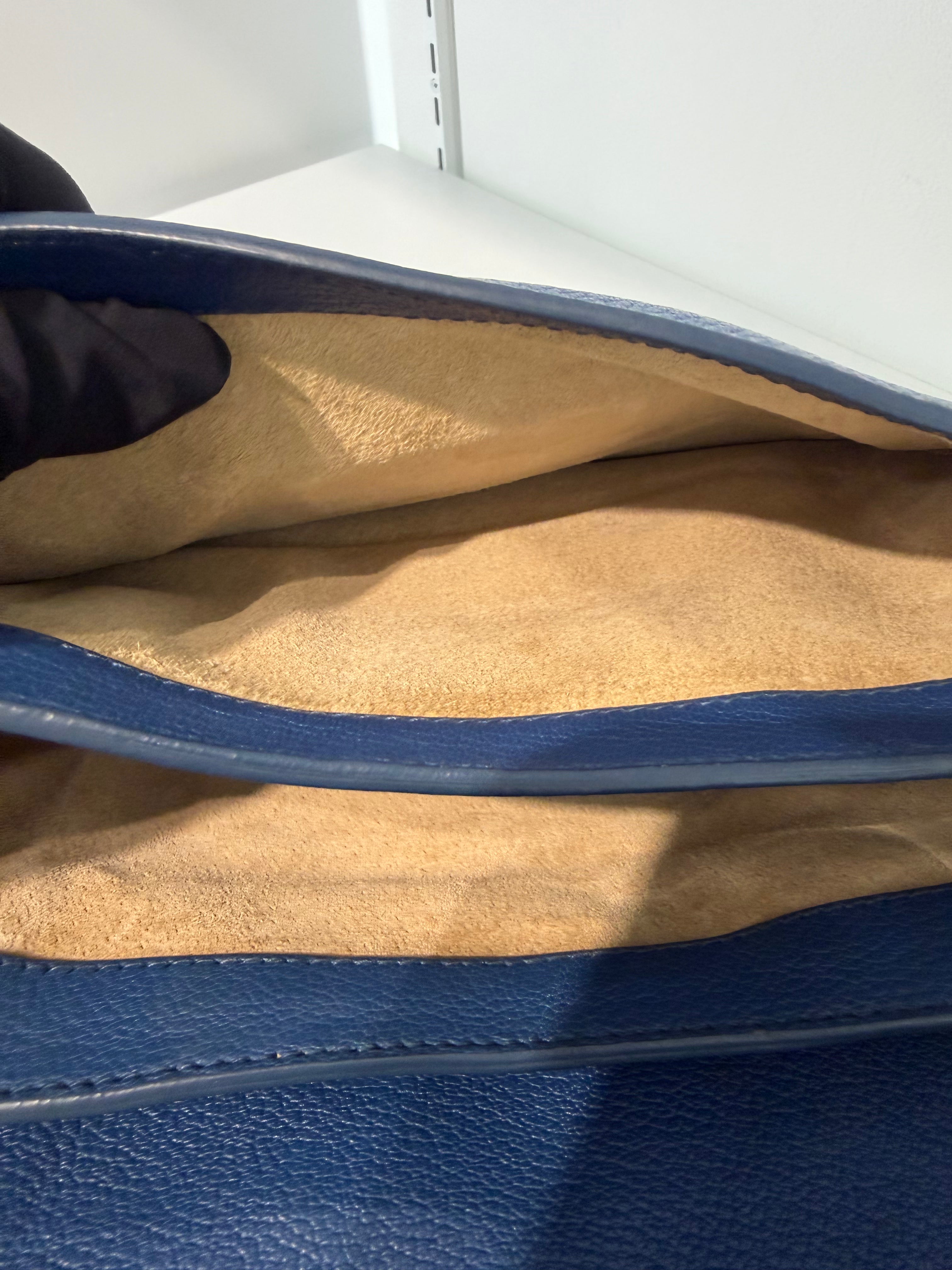 Borsa a Tracolla Miu Miu in Pelle Blu