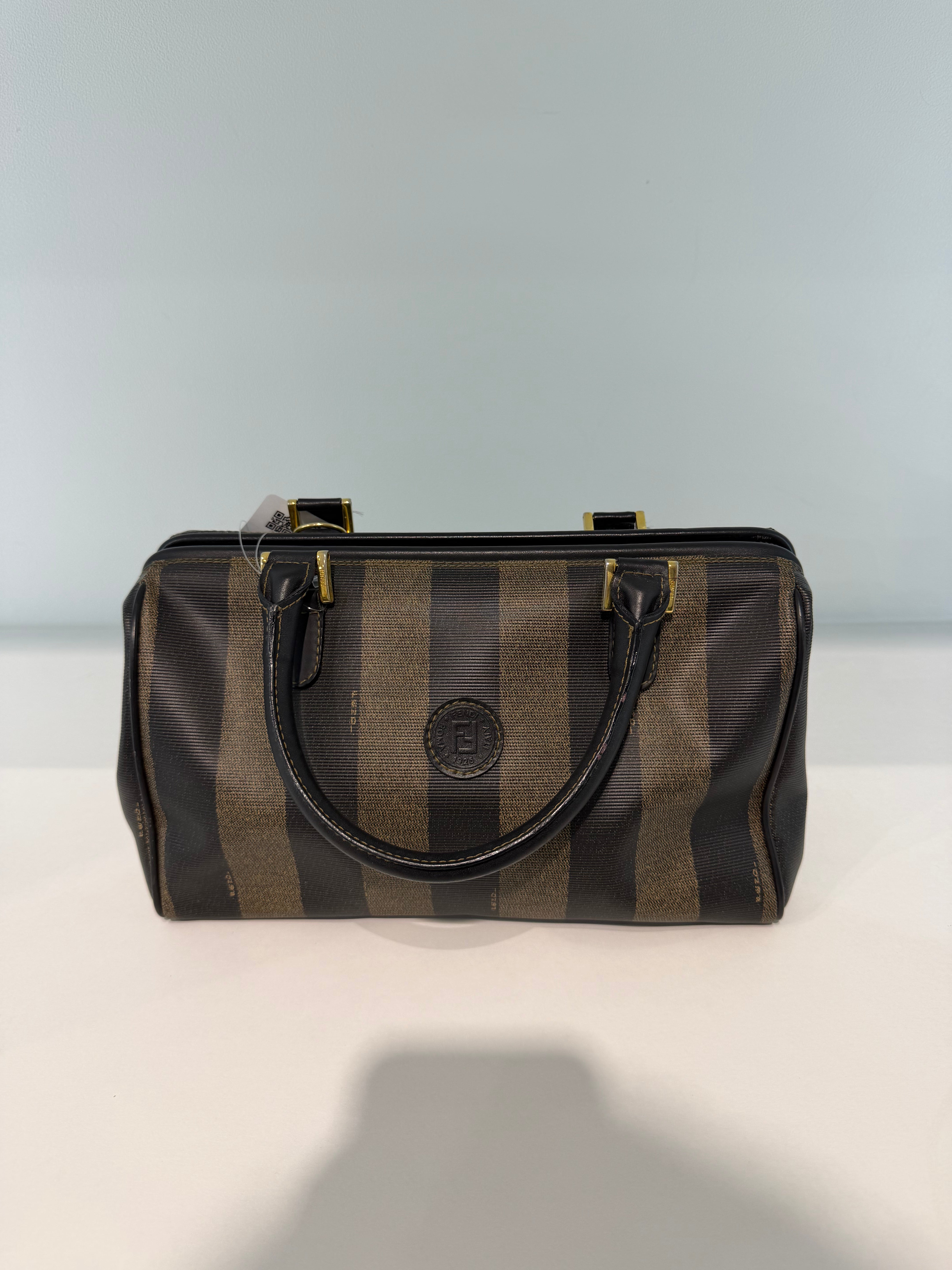 Borsa a Mano Vintage Fendi Pequin