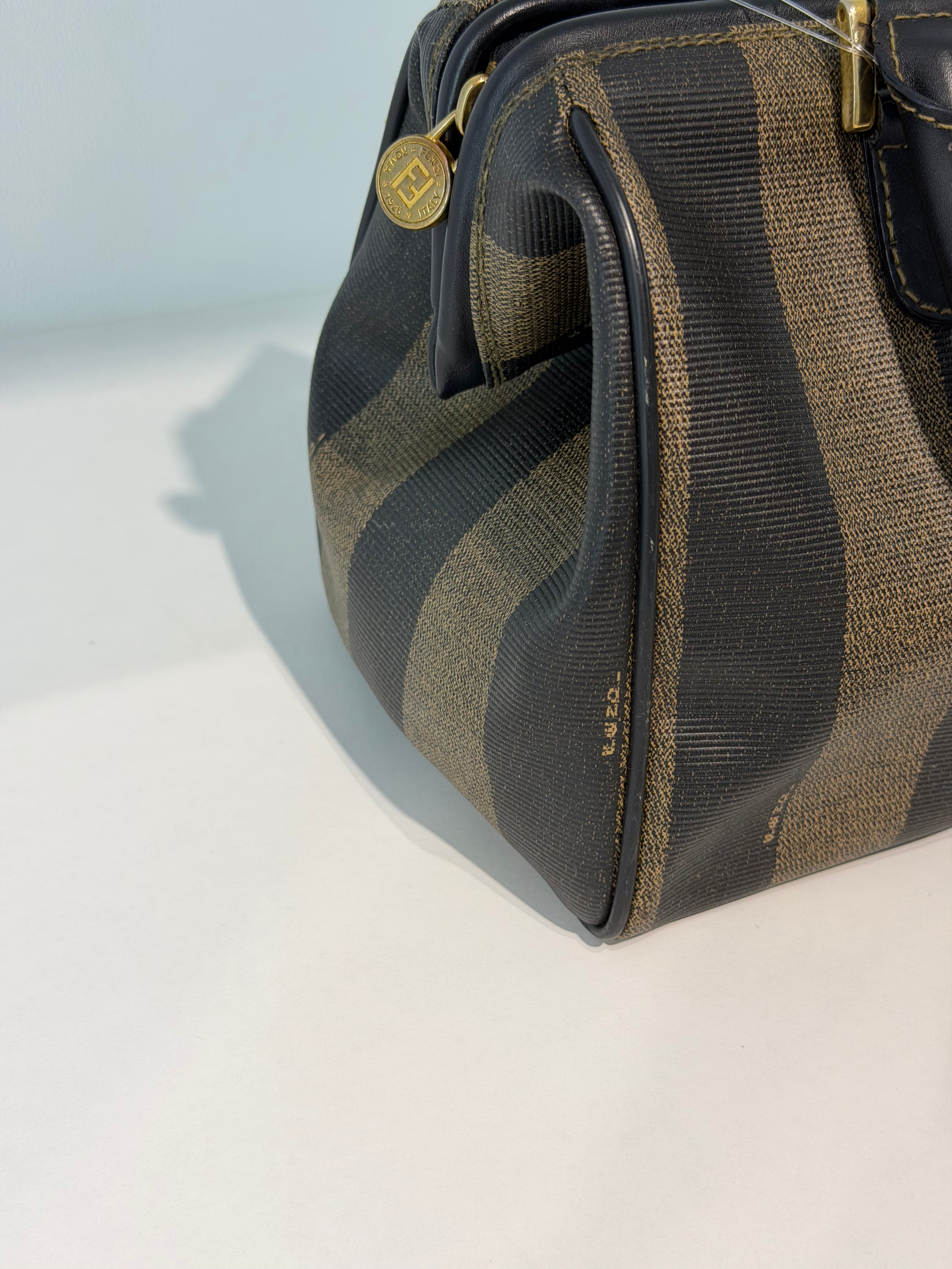 Borsa a Mano Vintage Fendi Pequin