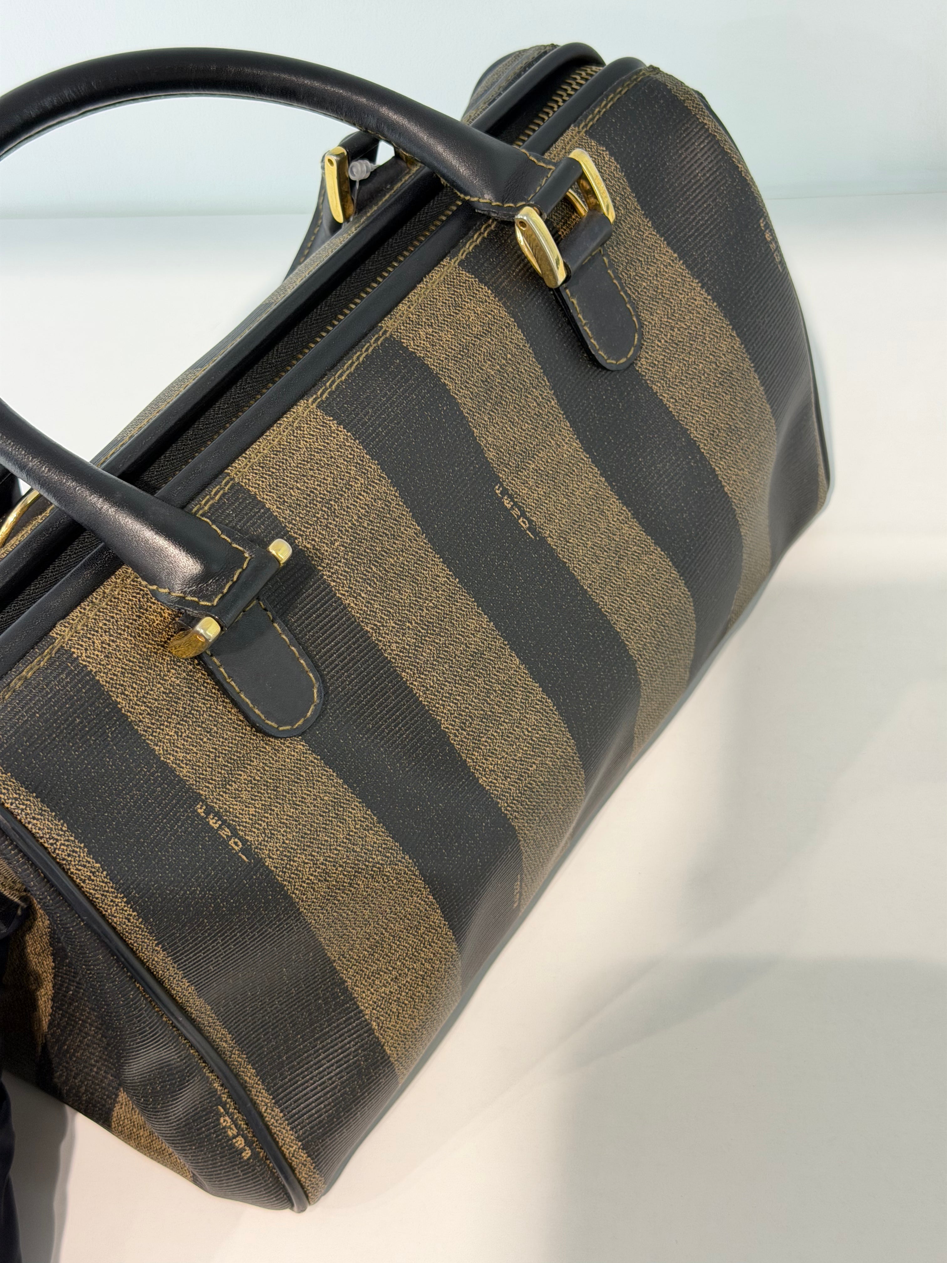 Borsa a Mano Vintage Fendi Pequin