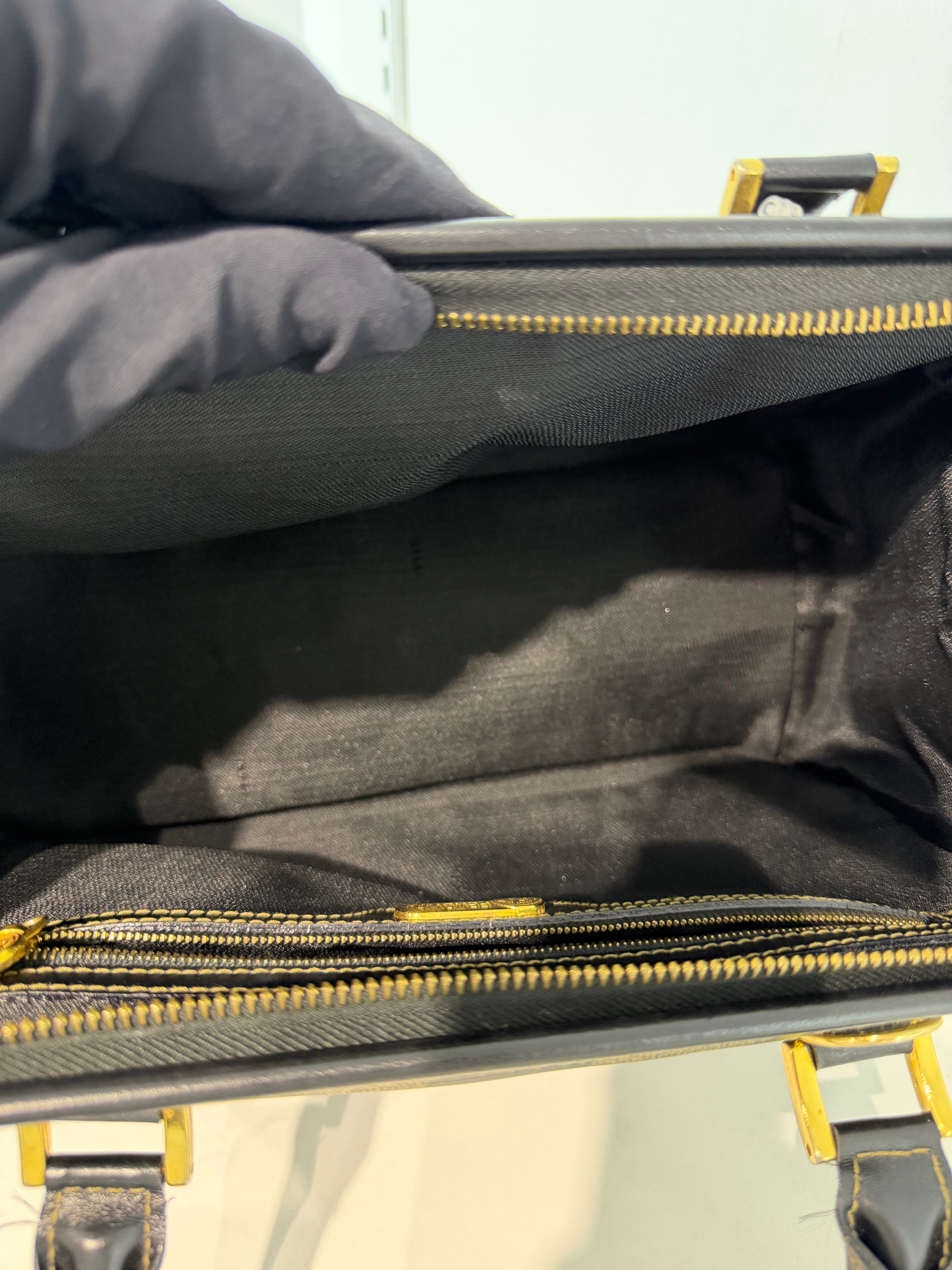 Borsa a Mano Vintage Fendi Pequin