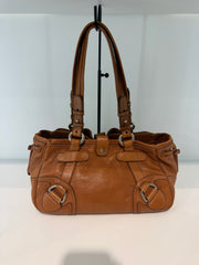 Borsa Céline  a Spalla Vintage in Pelle Marrone Chiaro