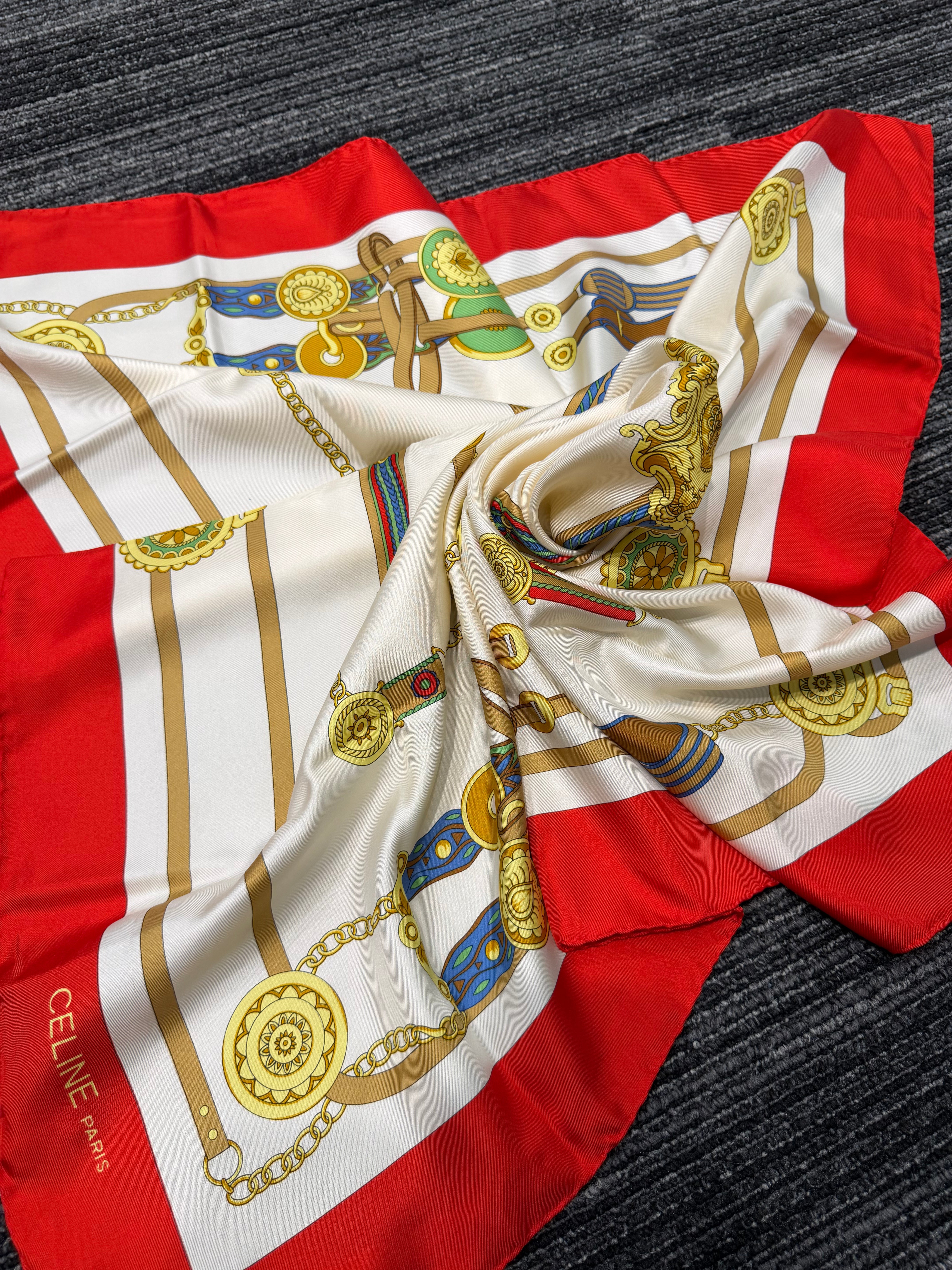 Foulard Vintage Céline Paris