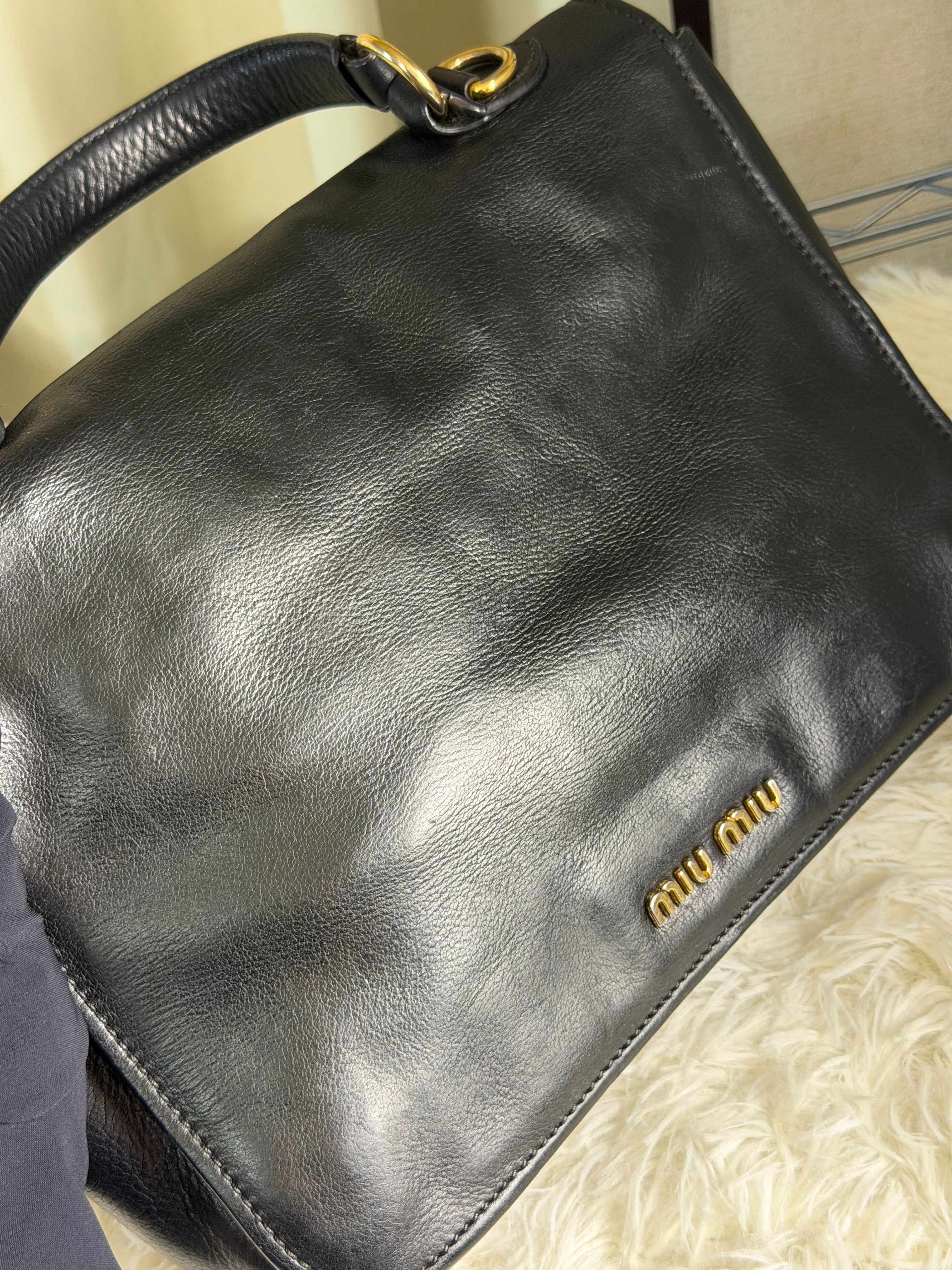 Borsa Vintage Archive Miu Miu in Pelle Nera