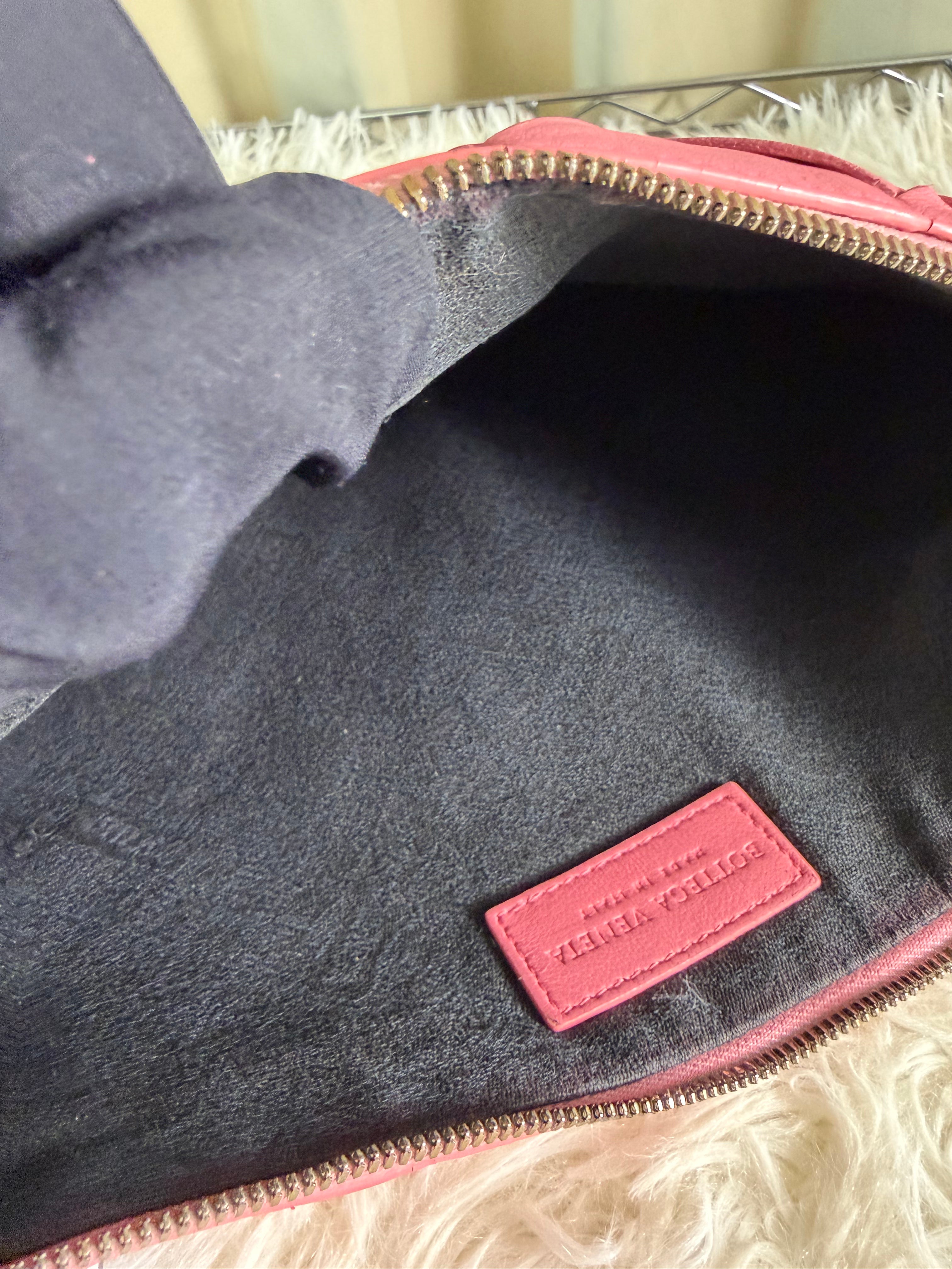 Pochette di Bottega Veneta in Pelle Rosa