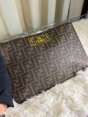 Pochette di Fendi in Tela Zucca