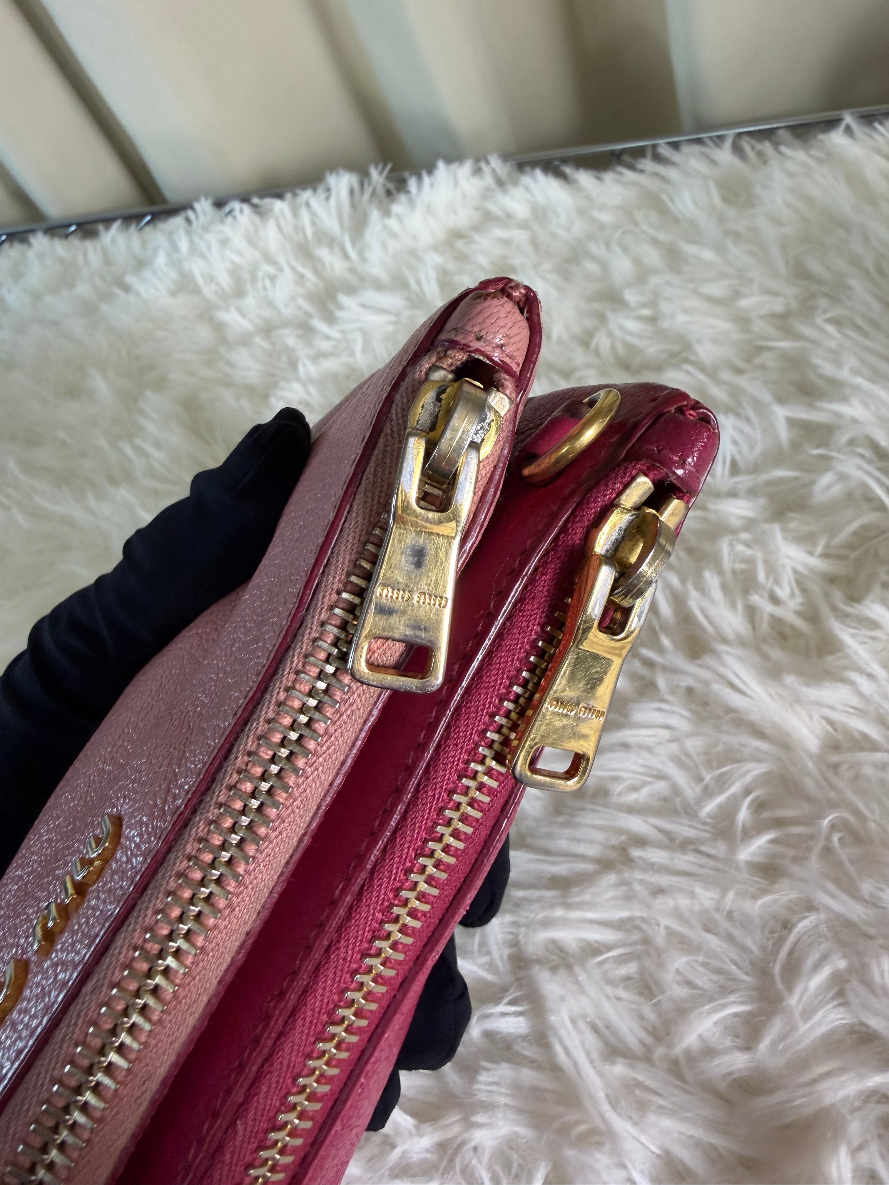 Borsa a Tracolla Miu Miu in Pelle Bicolore