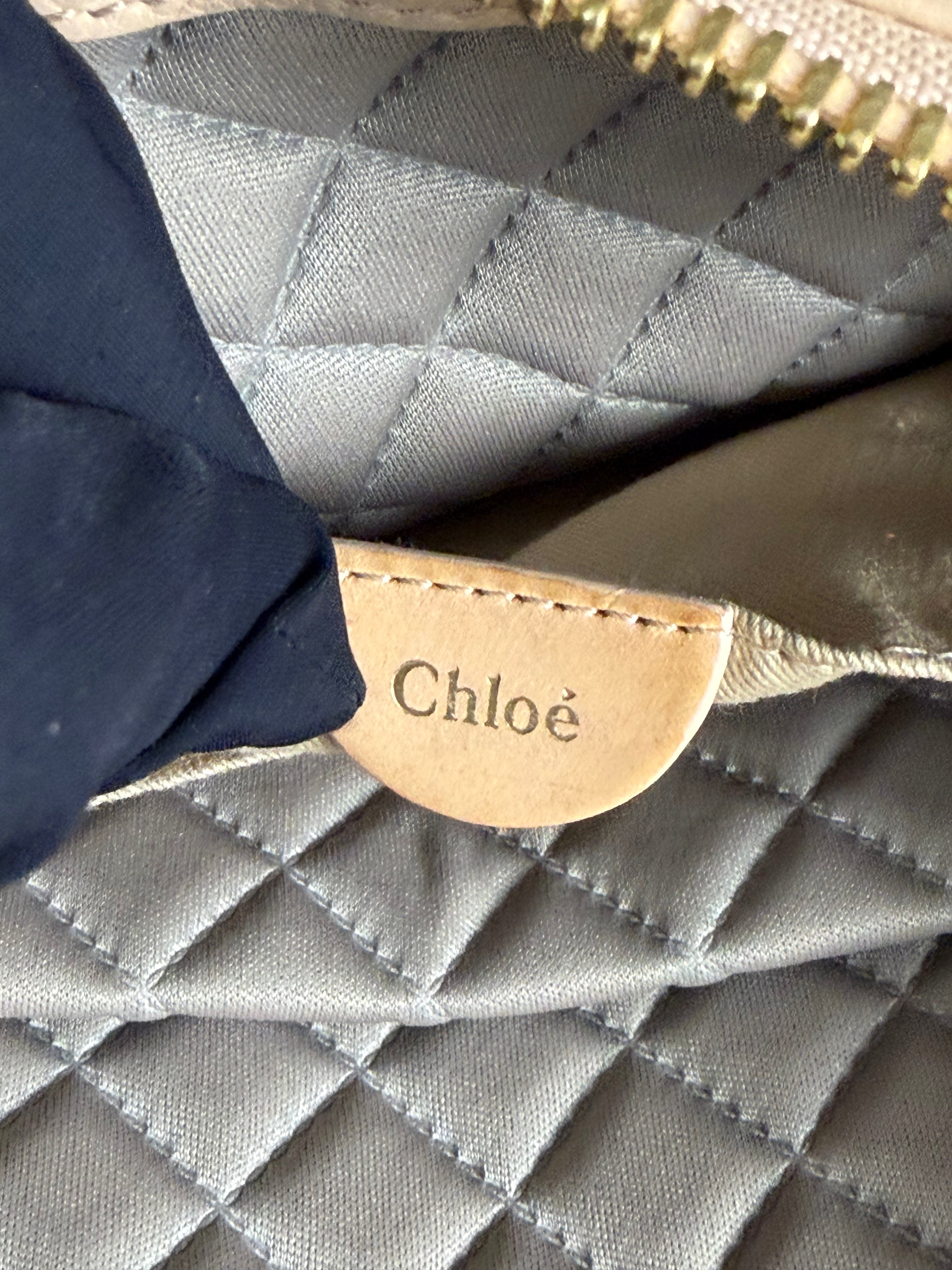 Borsa Chloé Lucy in Pelle Rosa Chiaro
