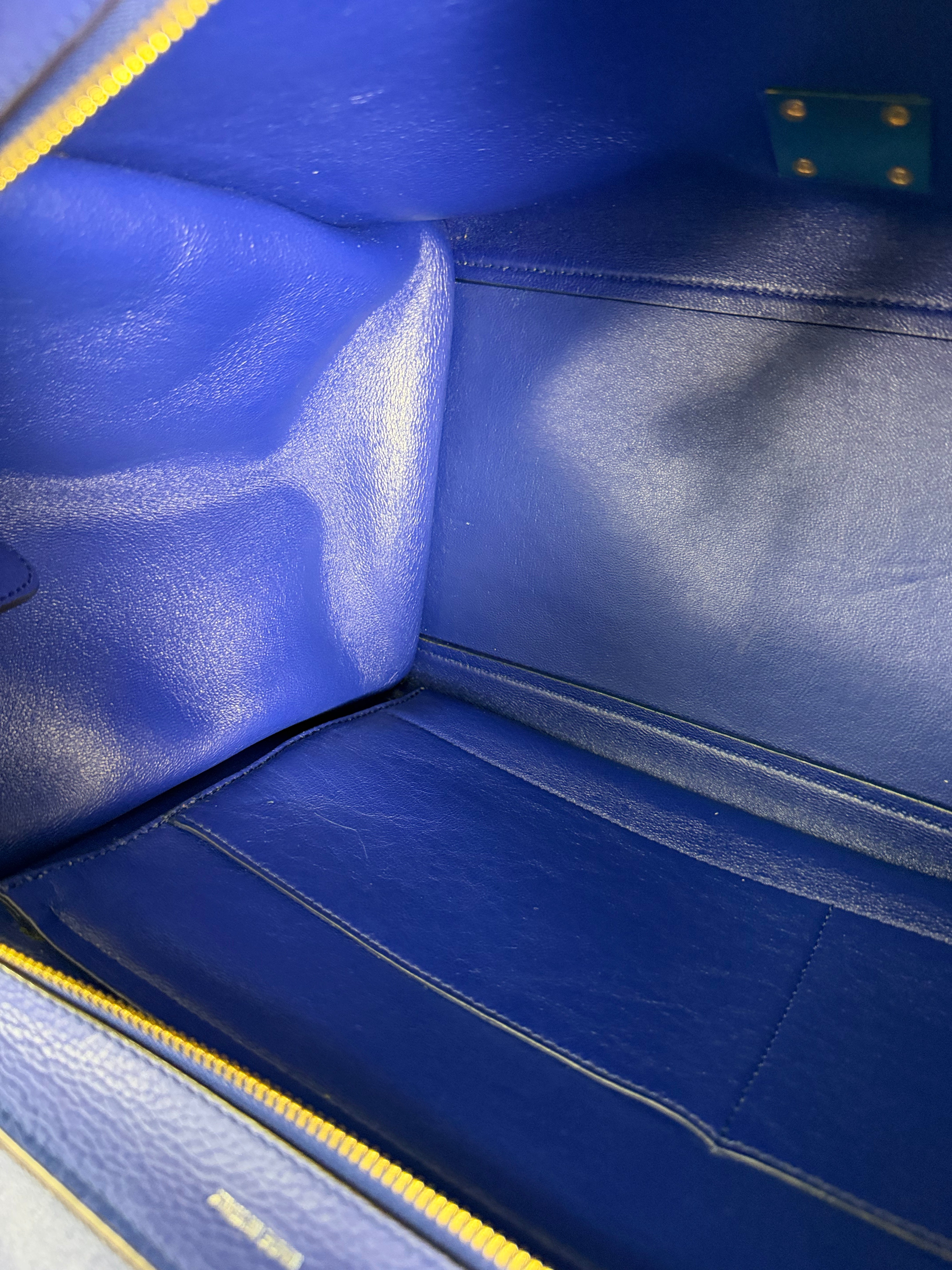 Borsa Céline Trapeze in Pelle Blu