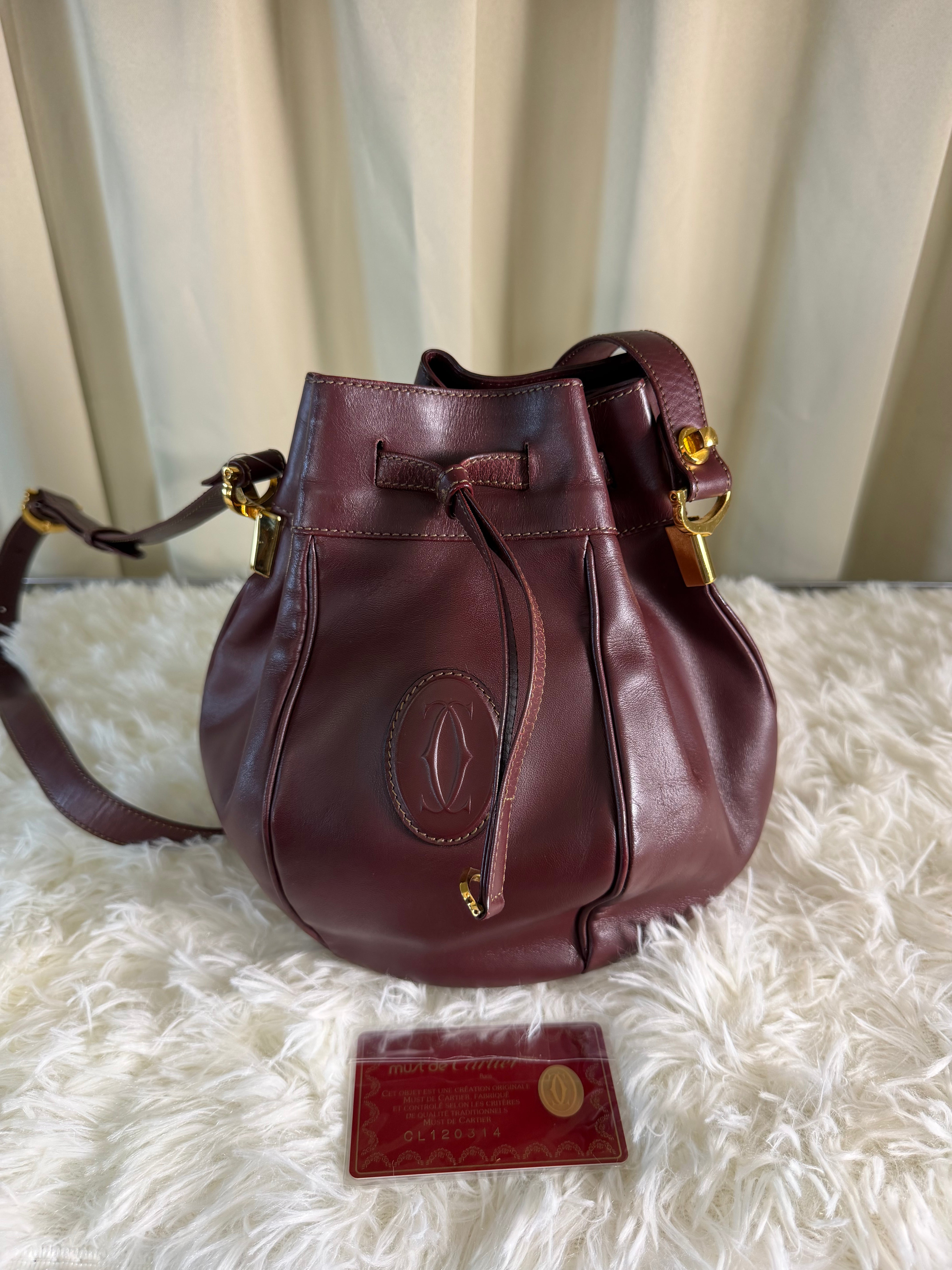Borsa a Secchiello Vintage di Cartier