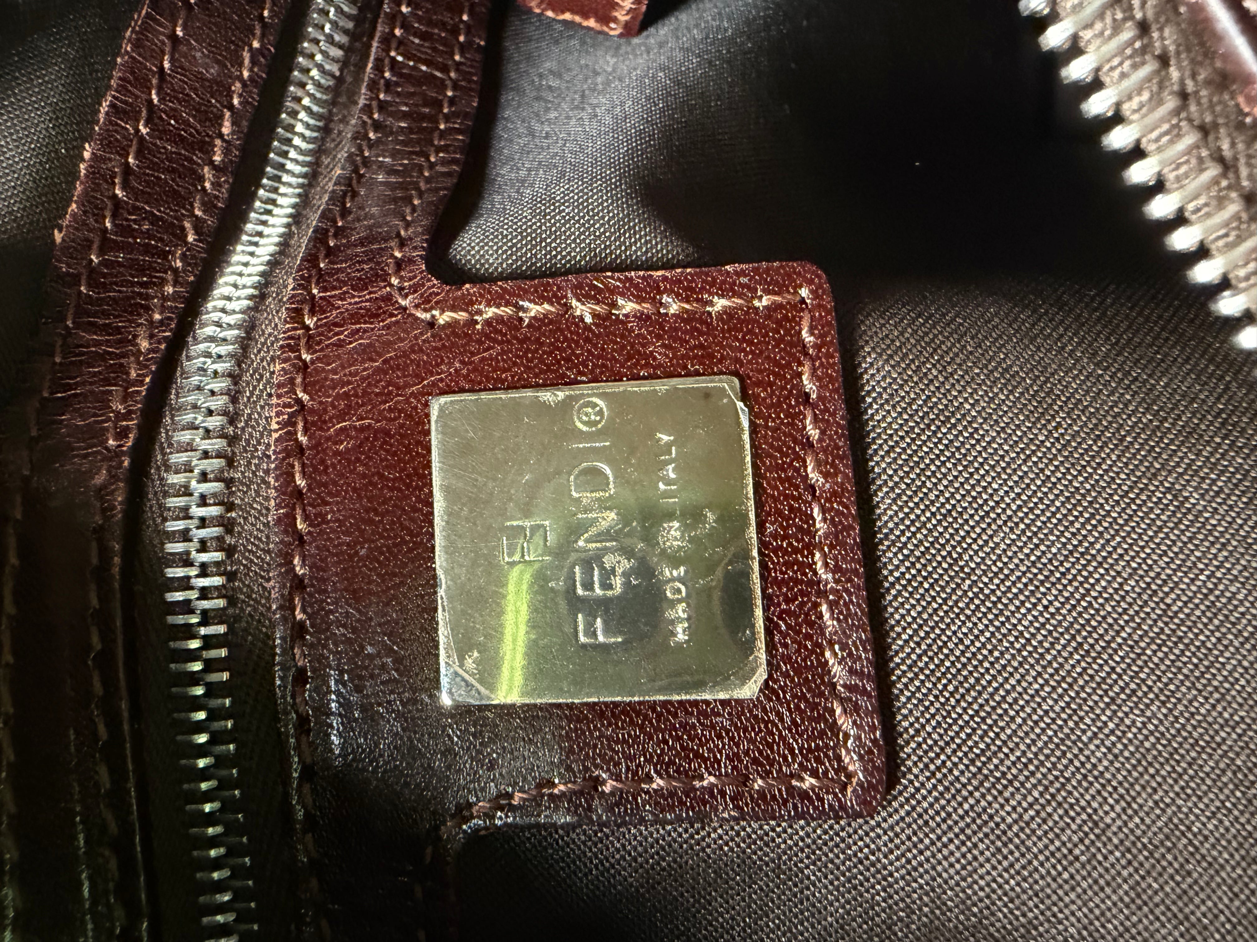 Borsa Fendi Zucca Boston