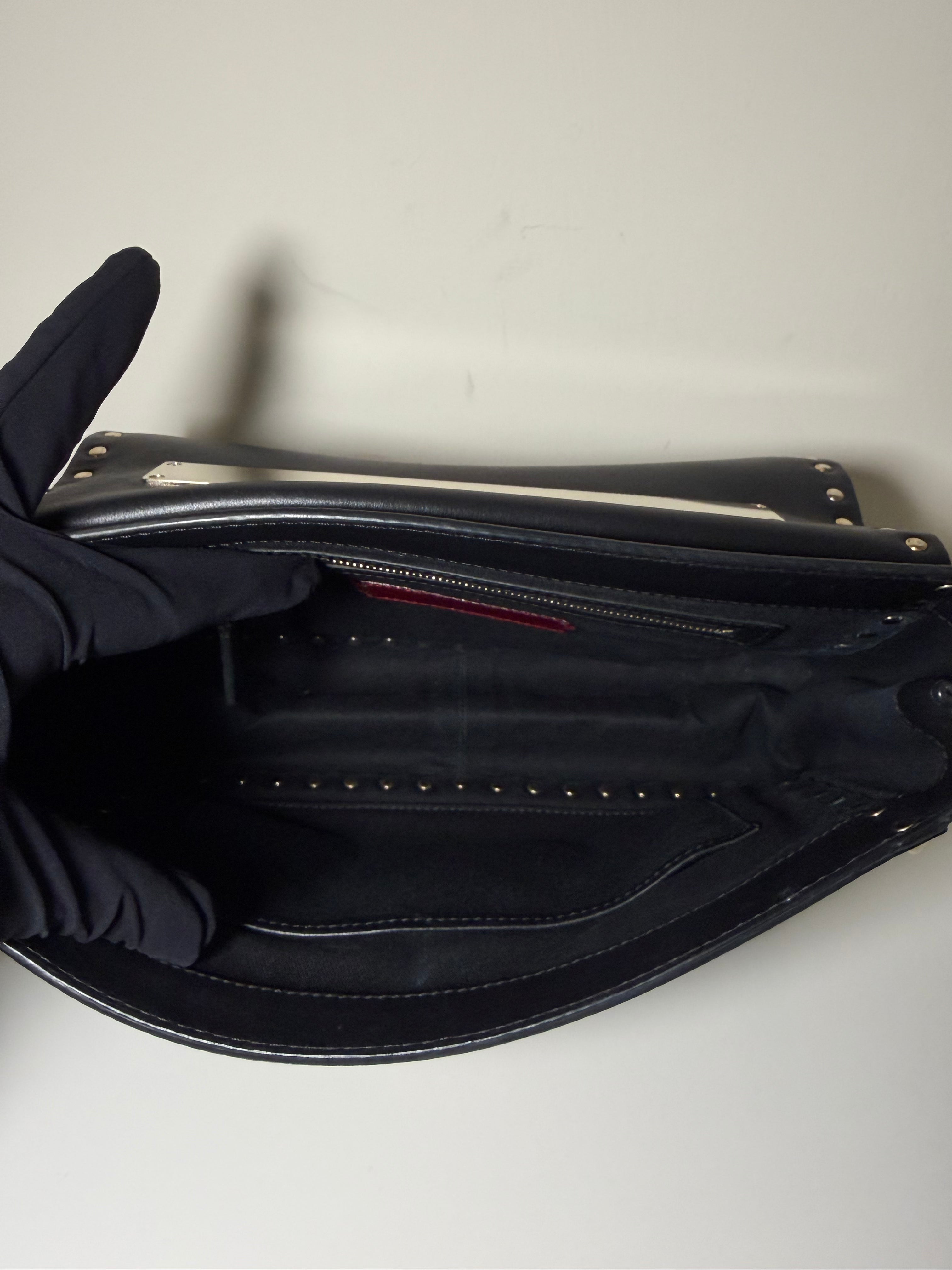 Borsa a Tracolla Valentino Garavani Rockstud in Pelle Nera