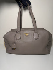 Borsa Prada Boston in Pelle Martellata