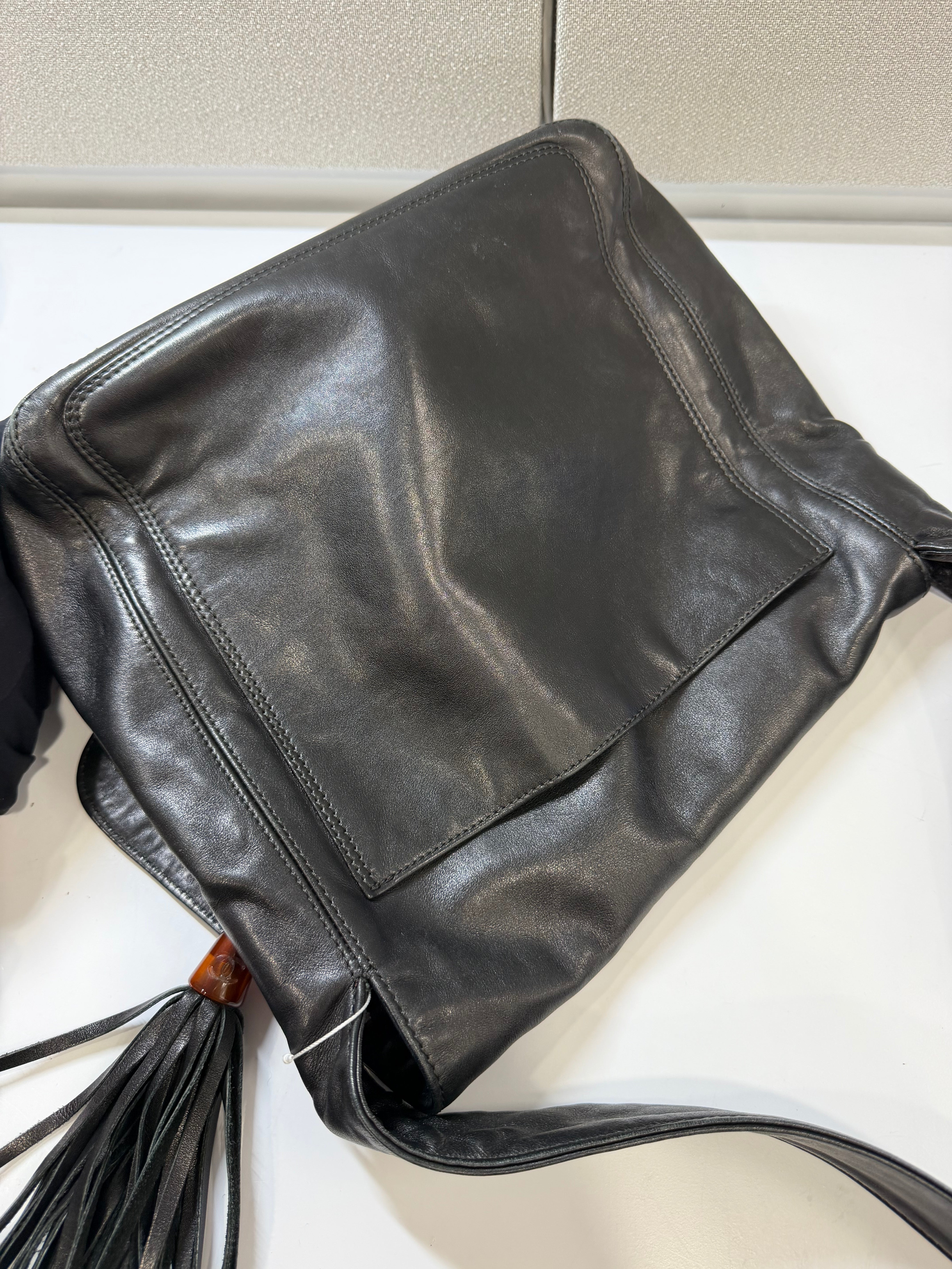 Borsa Vintage di Chanel in Pelle Nera