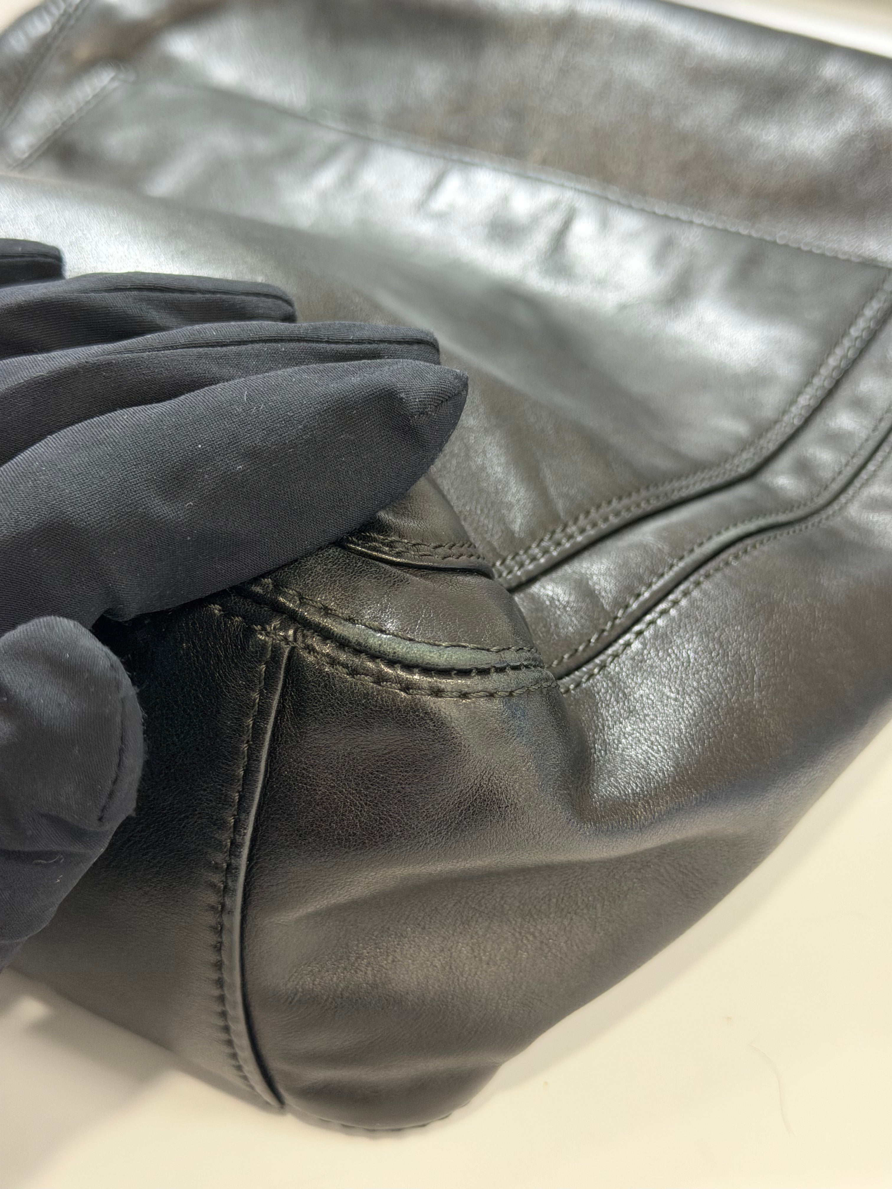 Borsa Vintage di Chanel in Pelle Nera