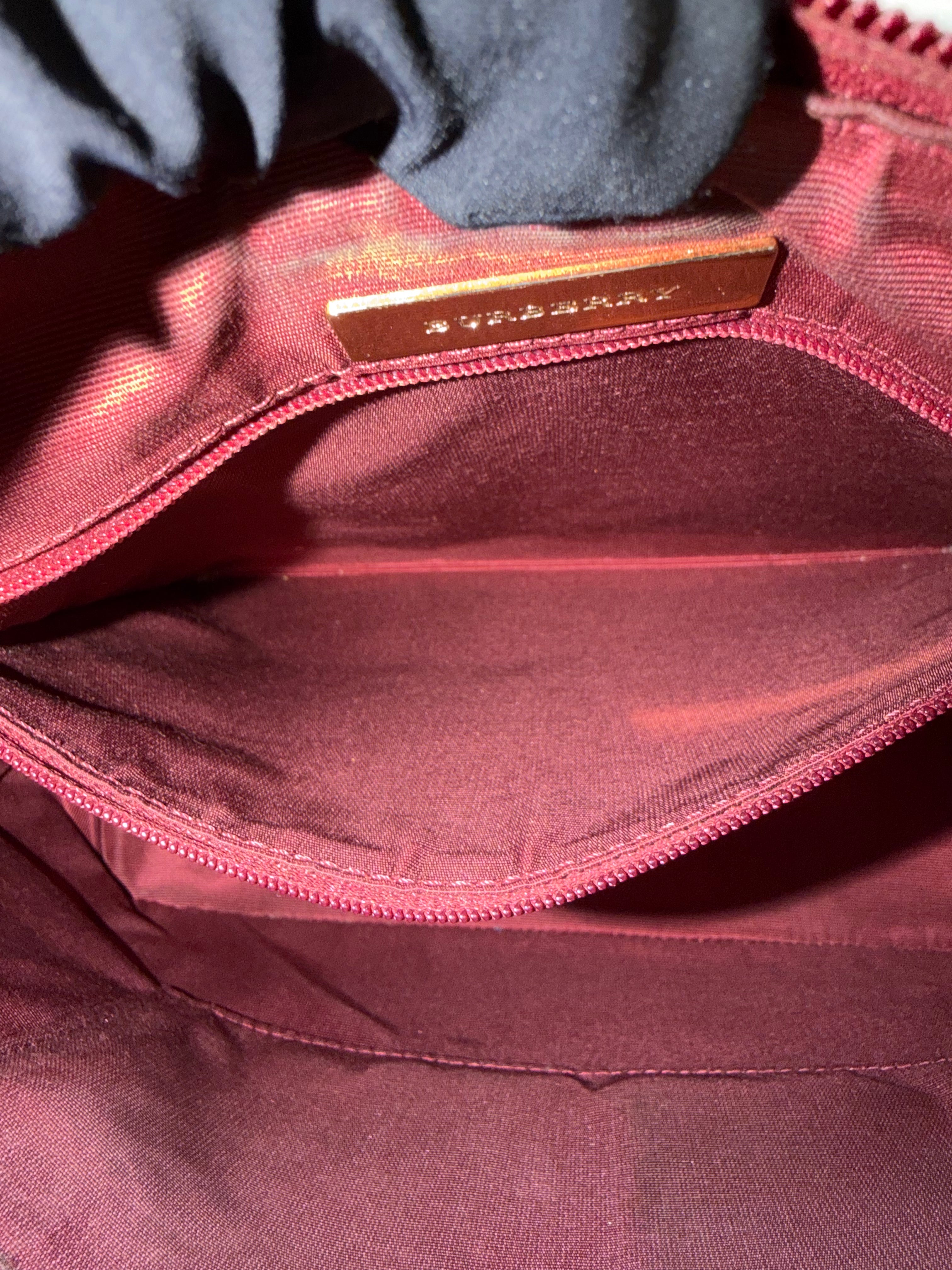 Borsa a Spalla Vintage di Burberry con Motivo Nova-Check