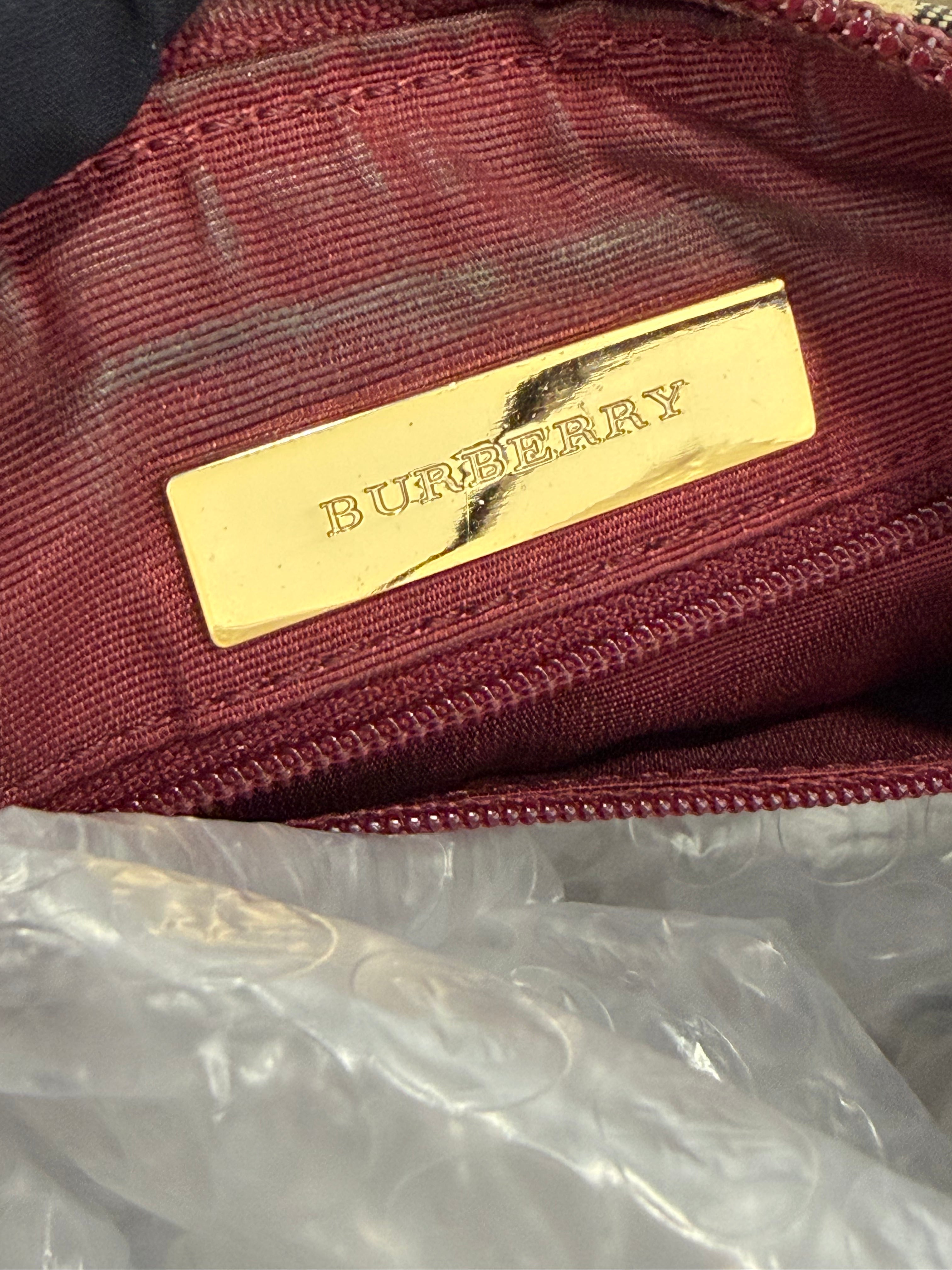 Borsa a Spalla Vintage di Burberry con Motivo Nova-Check