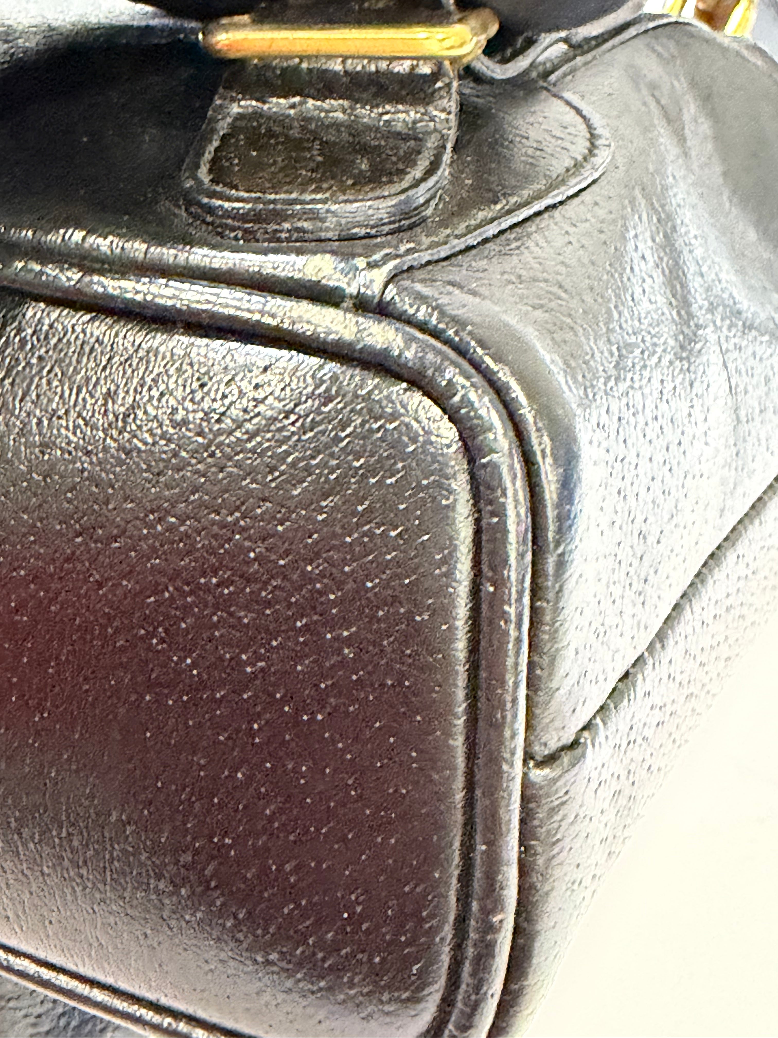 Zaino Vintage con Manico in Bambù di Gucci
