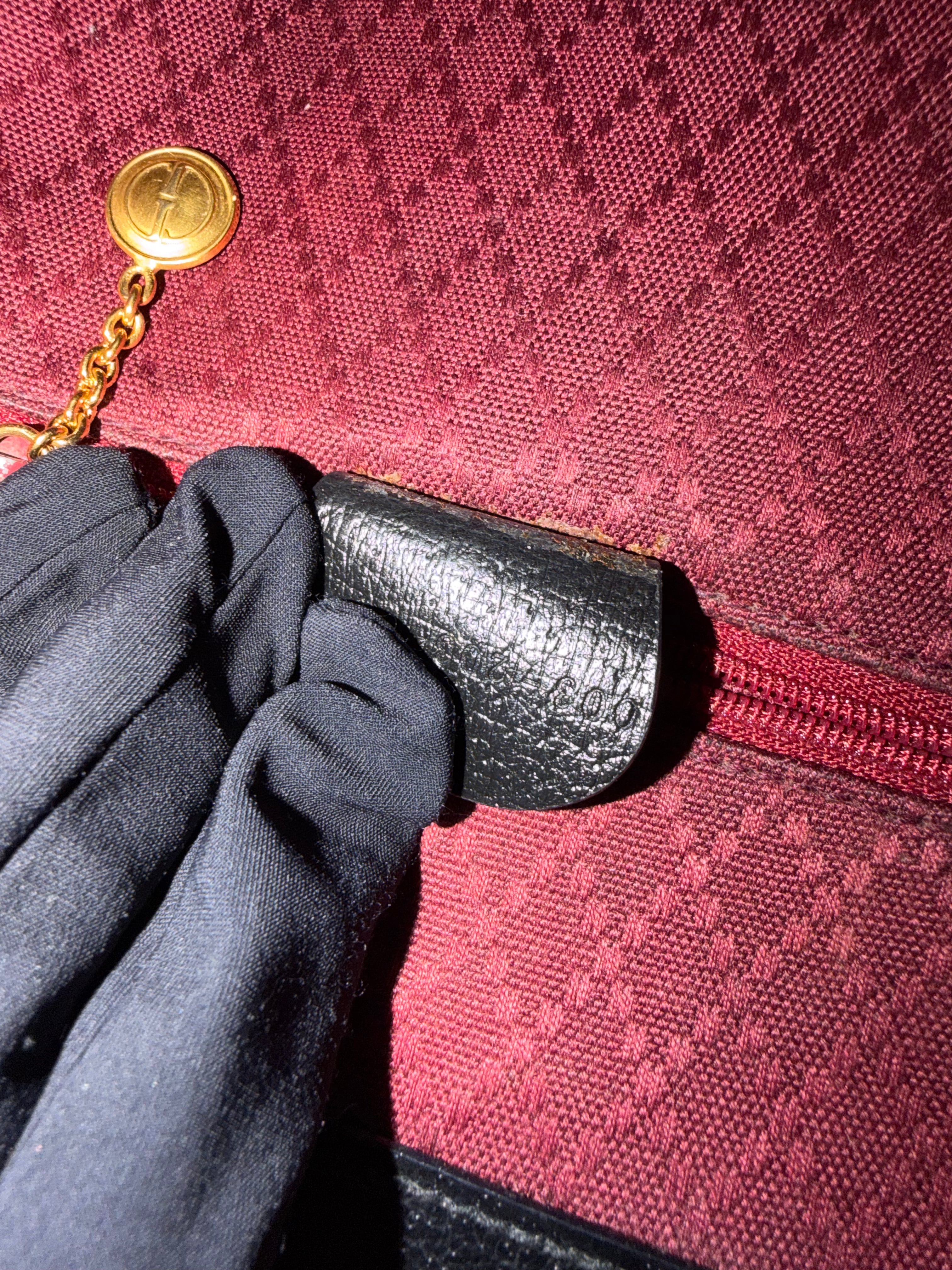Zaino Vintage con Manico in Bambù di Gucci